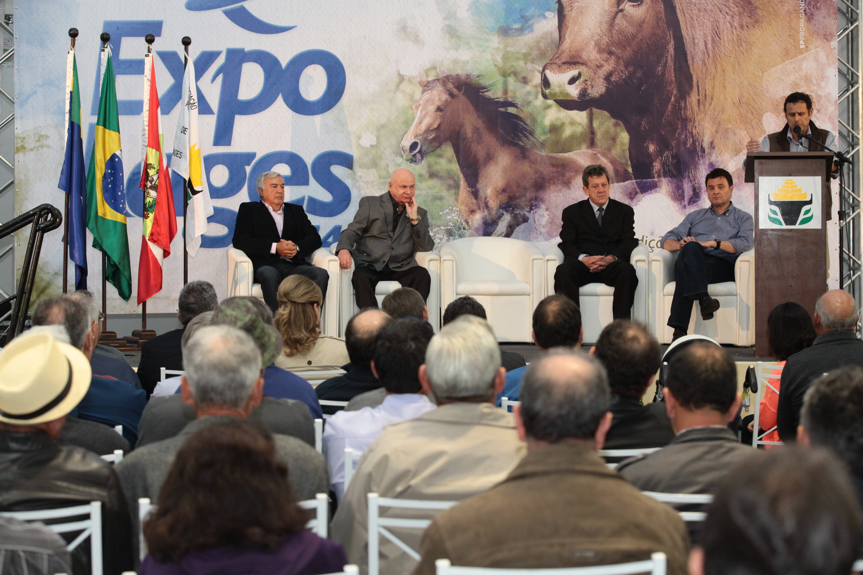 Abertura da Expo Lages 2014. Fotos: Miriam Zomer/Agência AL