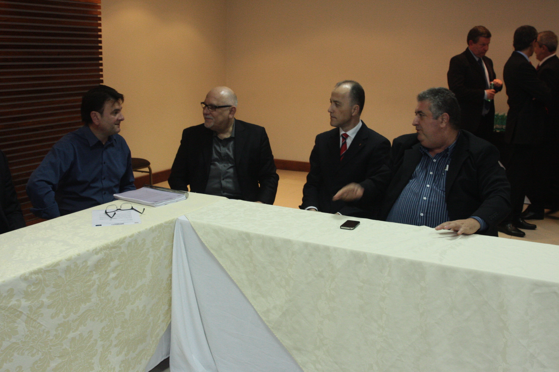 Reunião sobre a catástrofe em Lages. Foto: Eduardo Guedes de Oliveira / Agência AL