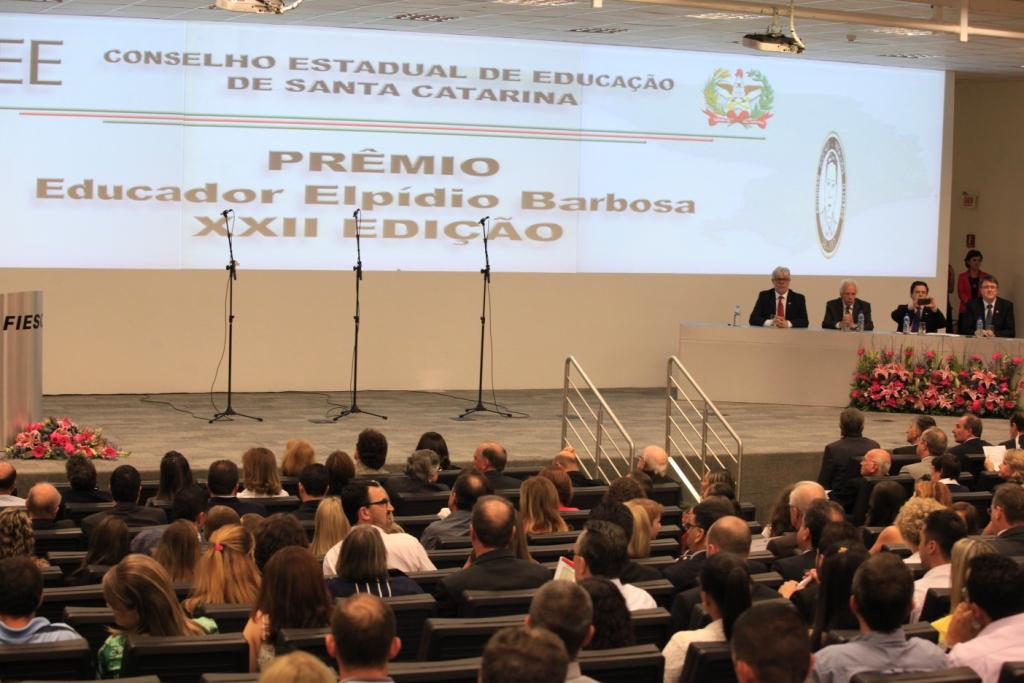 Prêmio Educador Elpídio Barbosa  Foto Carlos Kilian/Agência AL