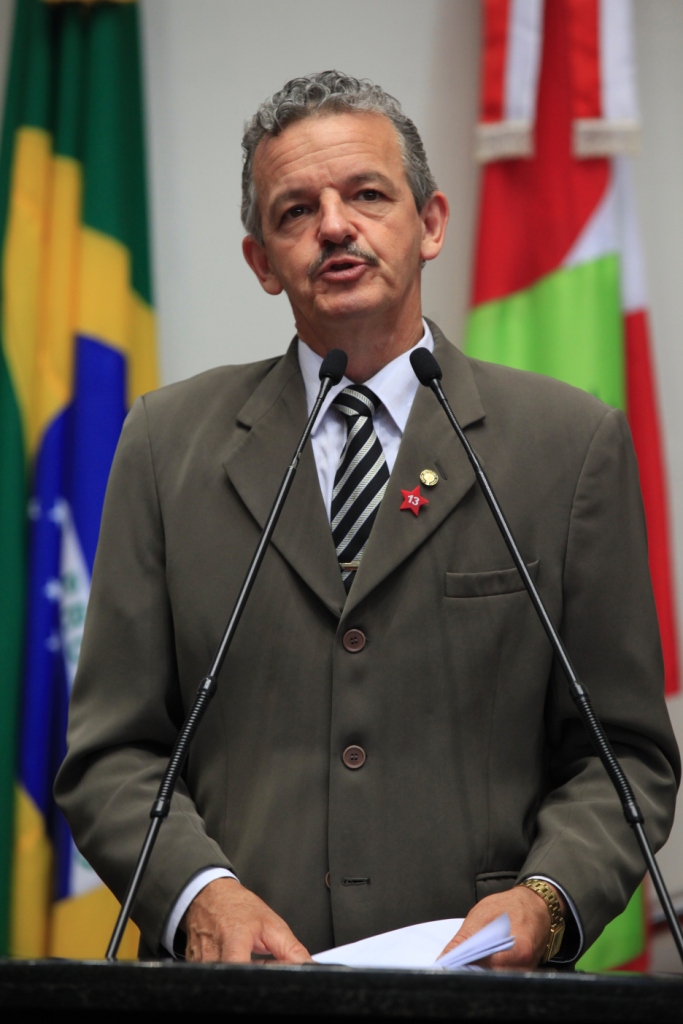 Deputado   Dirceu Dresch  (PT)   Foto  Carlos Kilian/Agência AL