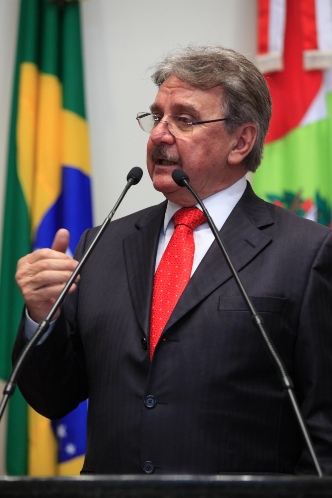 Dep  Moacir Sopelsa  (PMDB)    Foto  Carlos Kilian/Agência AL