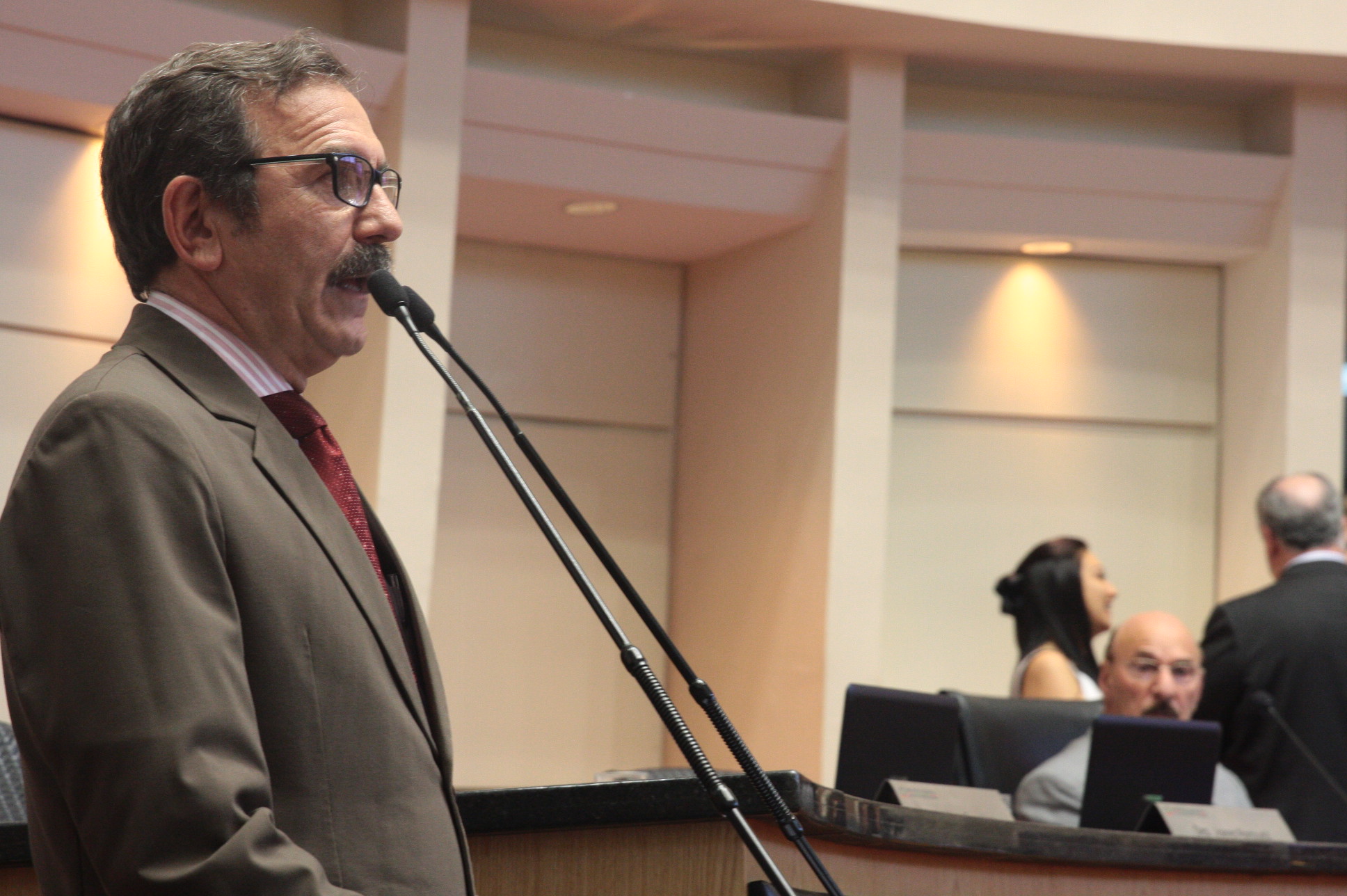 Deputado Serafim Venzon (PSDB) - Sessão Ordinária. Fotos: Eduardo Guedes de Oliveira/Agência AL