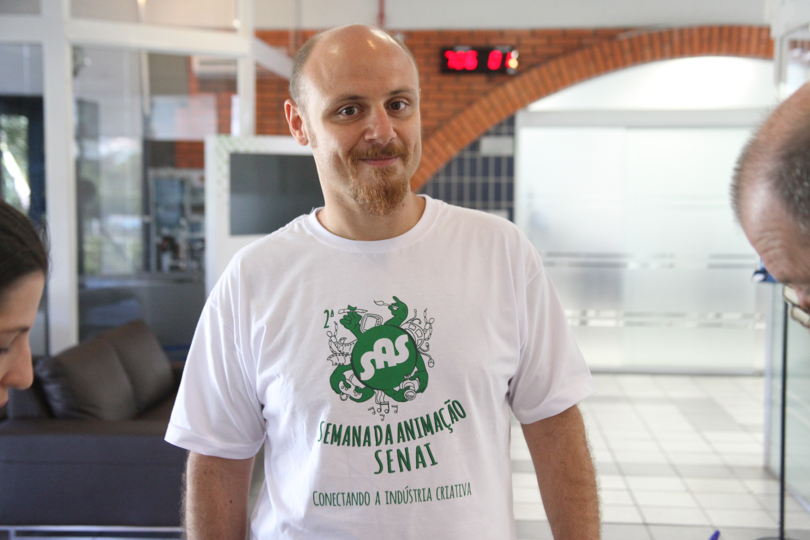 Maurizio di Reda. Semana de Animação Senai. Foto: Fábio Queiroz / Agência AL