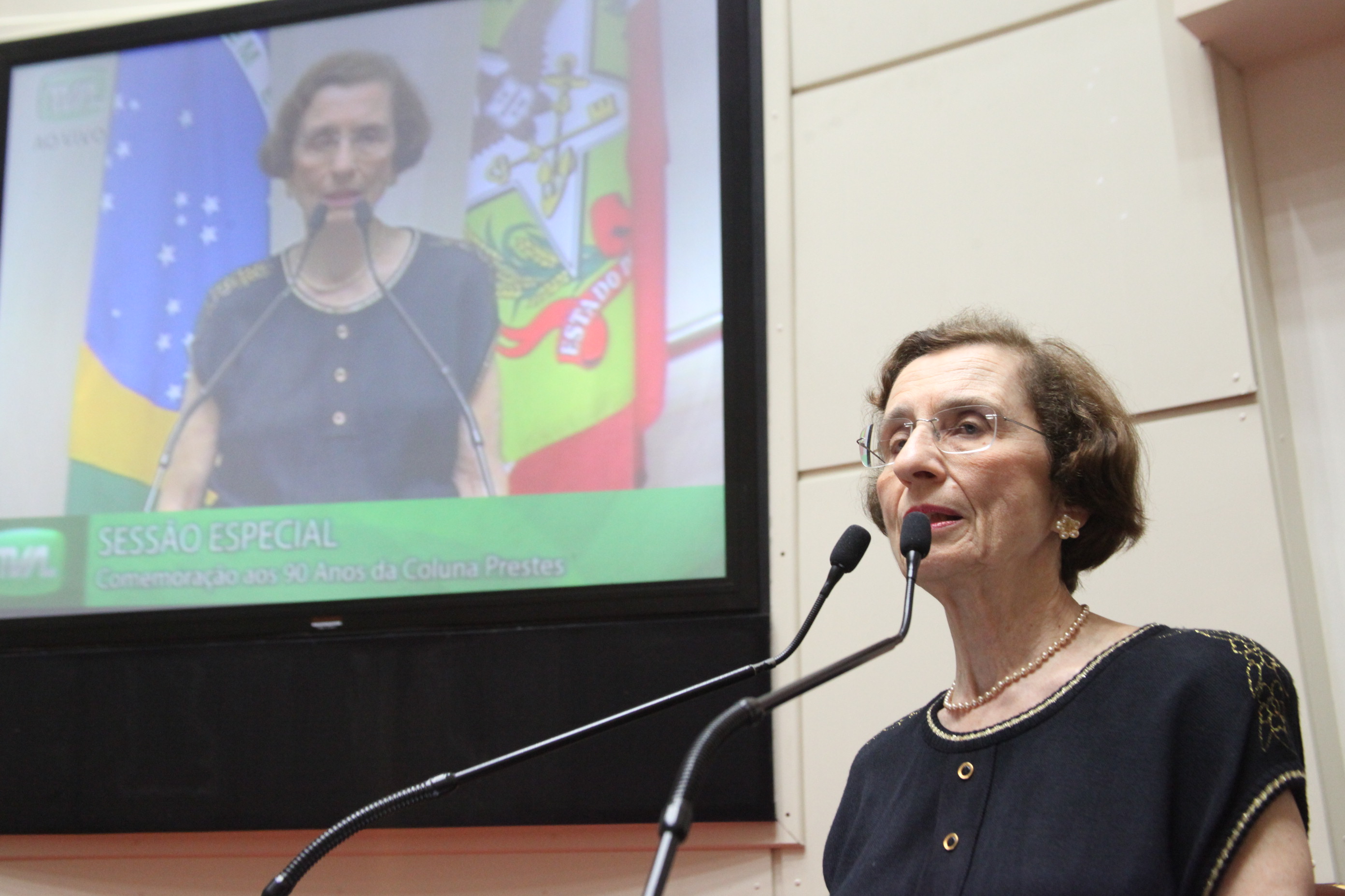 Sessão especial em comemoração à passagem dos 90 anos da Coluna Prestes. Foto: Fábio Queiroz / Agência AL
