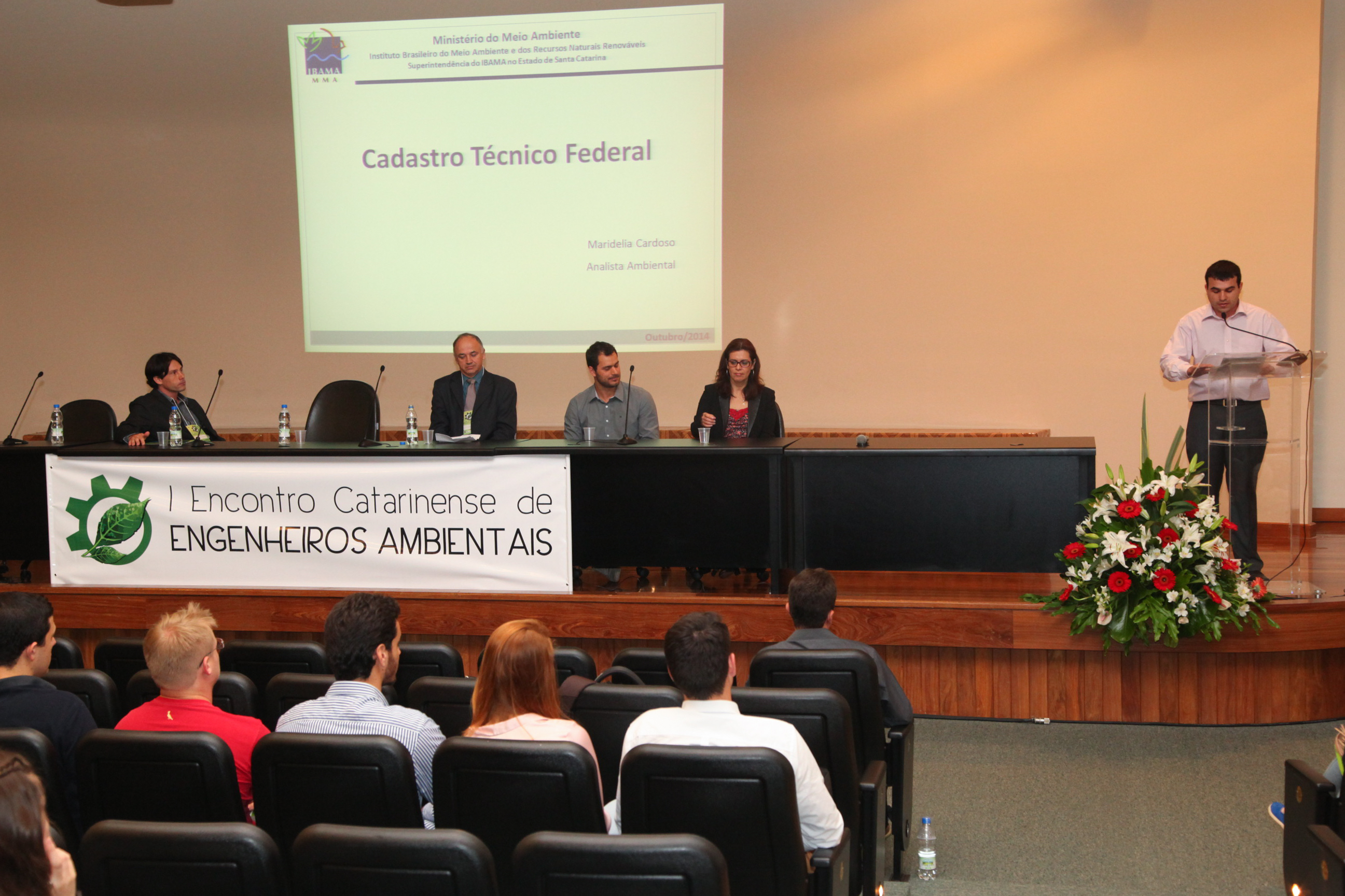 I Encontro Catarinense de Engenheiros Ambientais - Foto: Juliana Stadnik / Agência AL