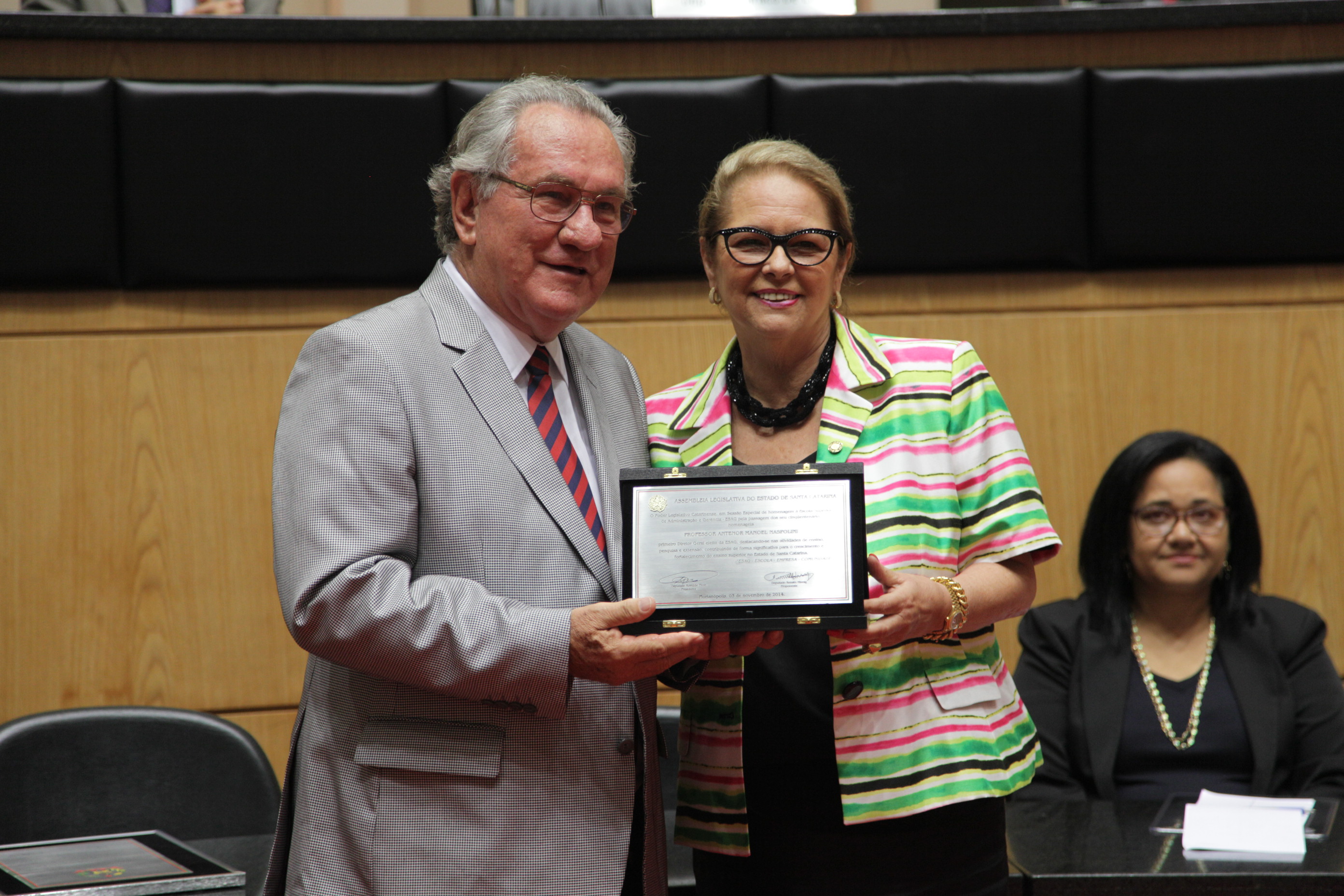 Sessão Especial em Homenagem à ESAG - Professor Antônio Manoel Naspolini