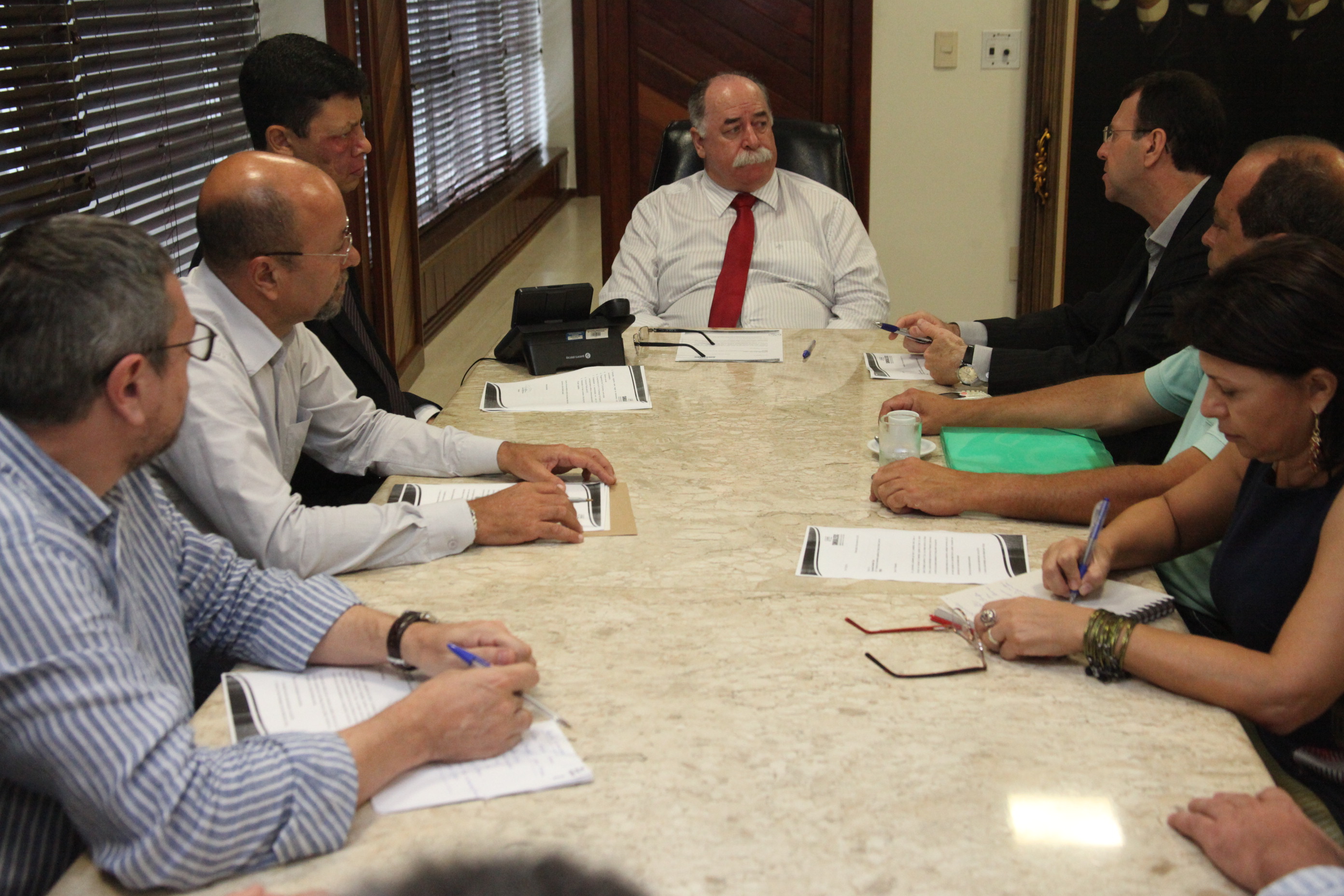 Sindalesc reúne-se com Presidente da Alesc. Foto: Fábio Queiroz / Agência AL