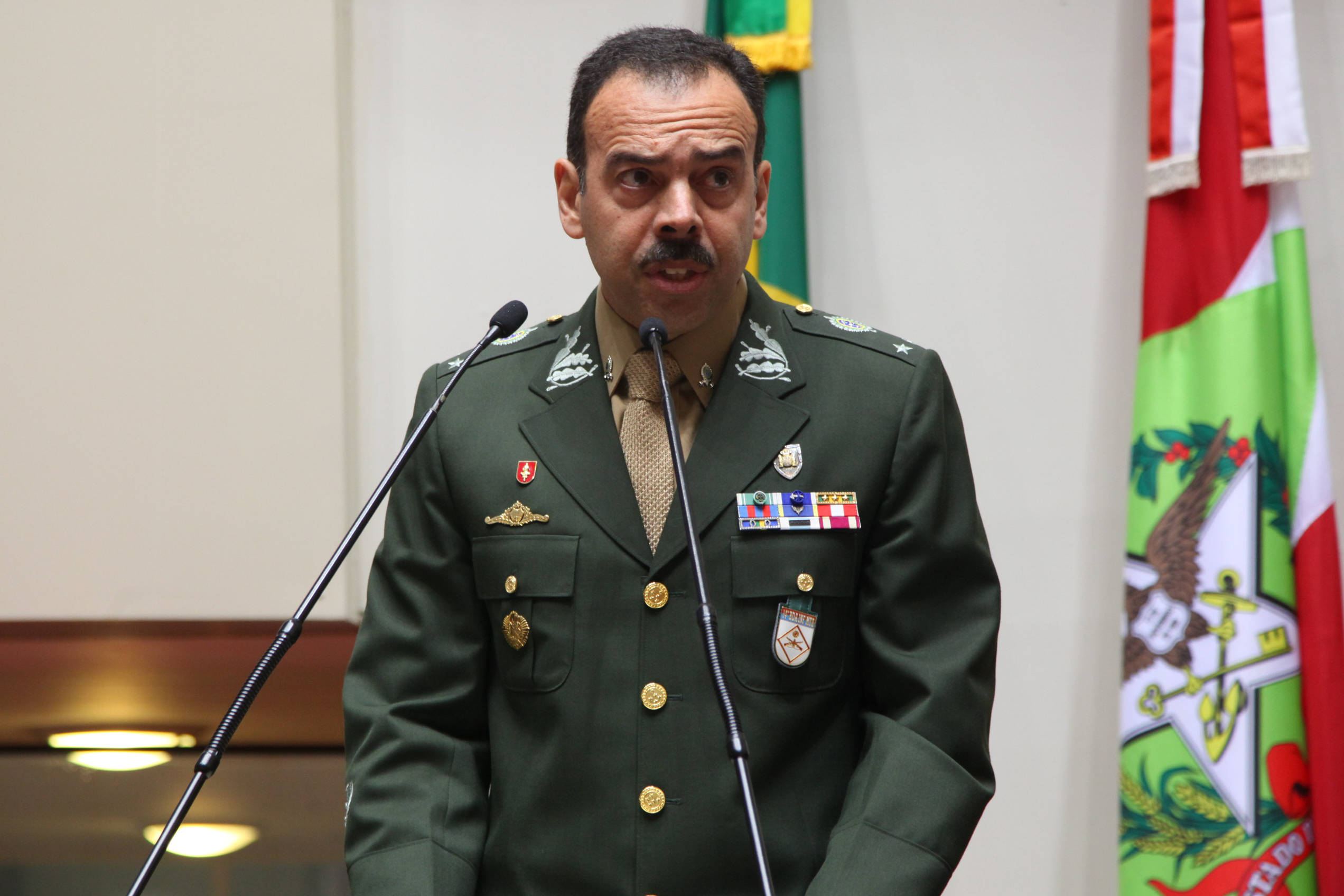 Sessão Especial 70 Anos da FEB - General de Brigada Richard Fernandez Nunes - Foto: Juliana Stadnik / Agência AL