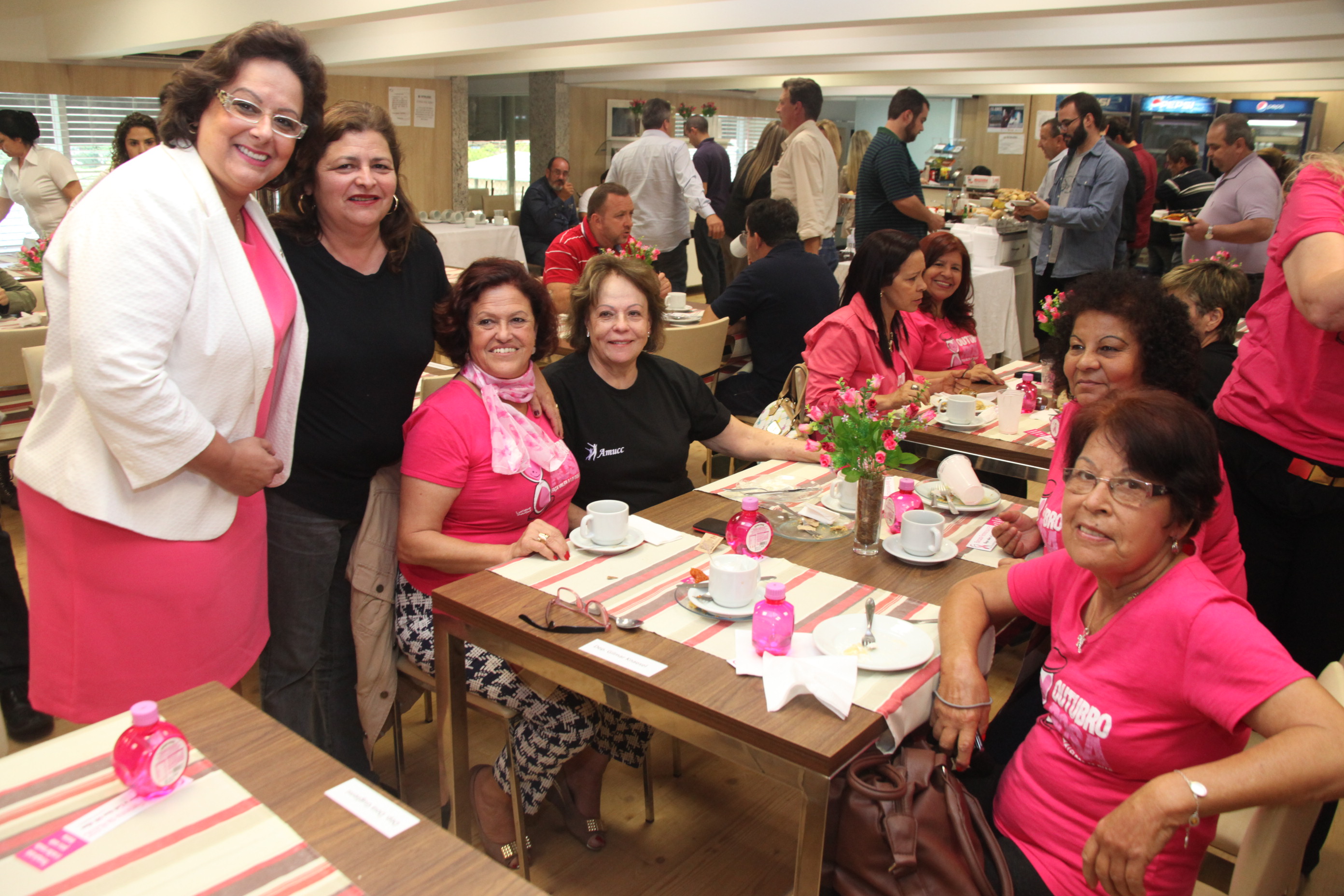 Café da Tarde - Outubro Rosa. Foto: Fábio Queiroz / Agência AL