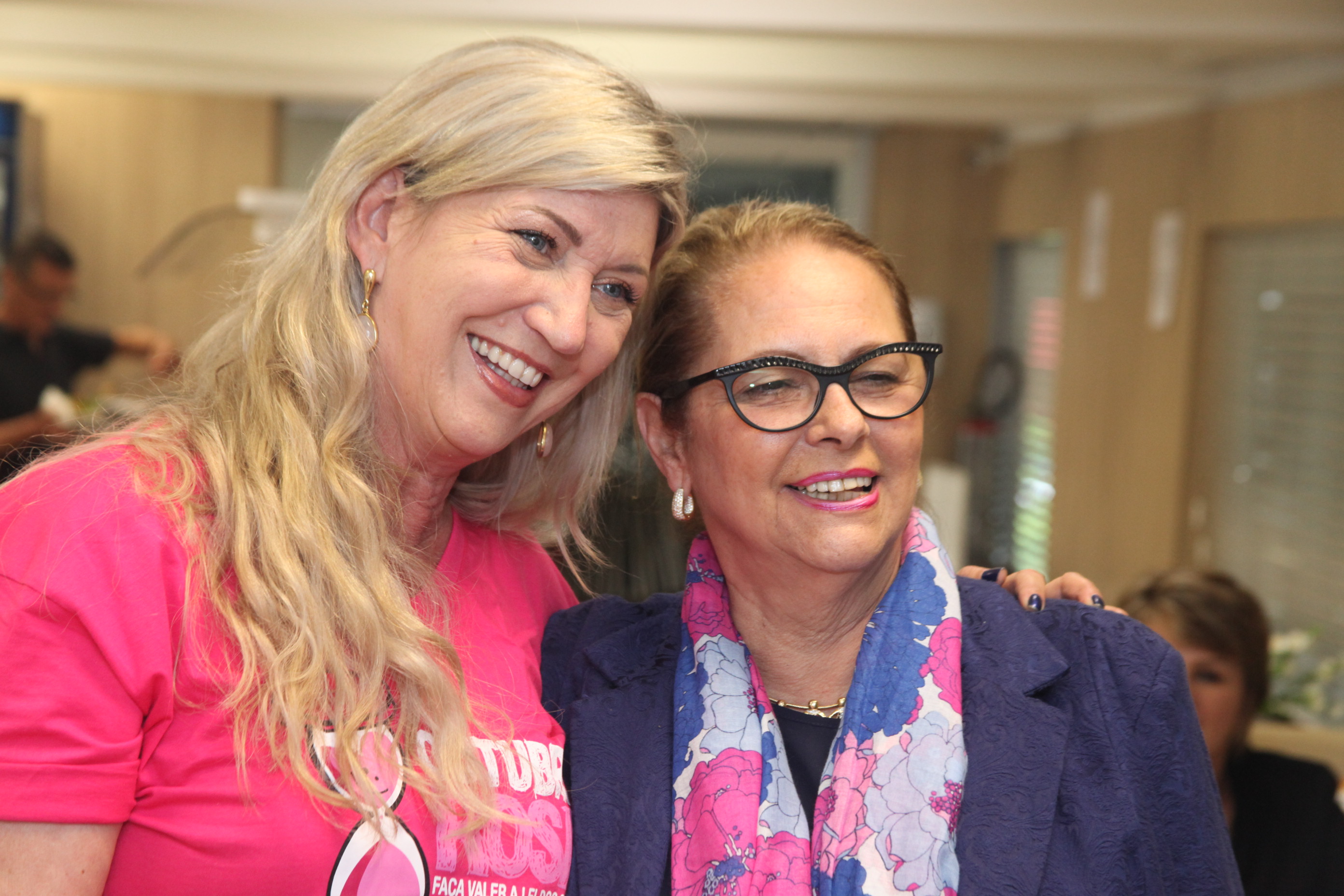 Café da Tarde - Outubro Rosa. Foto: Fábio Queiroz / Agência AL