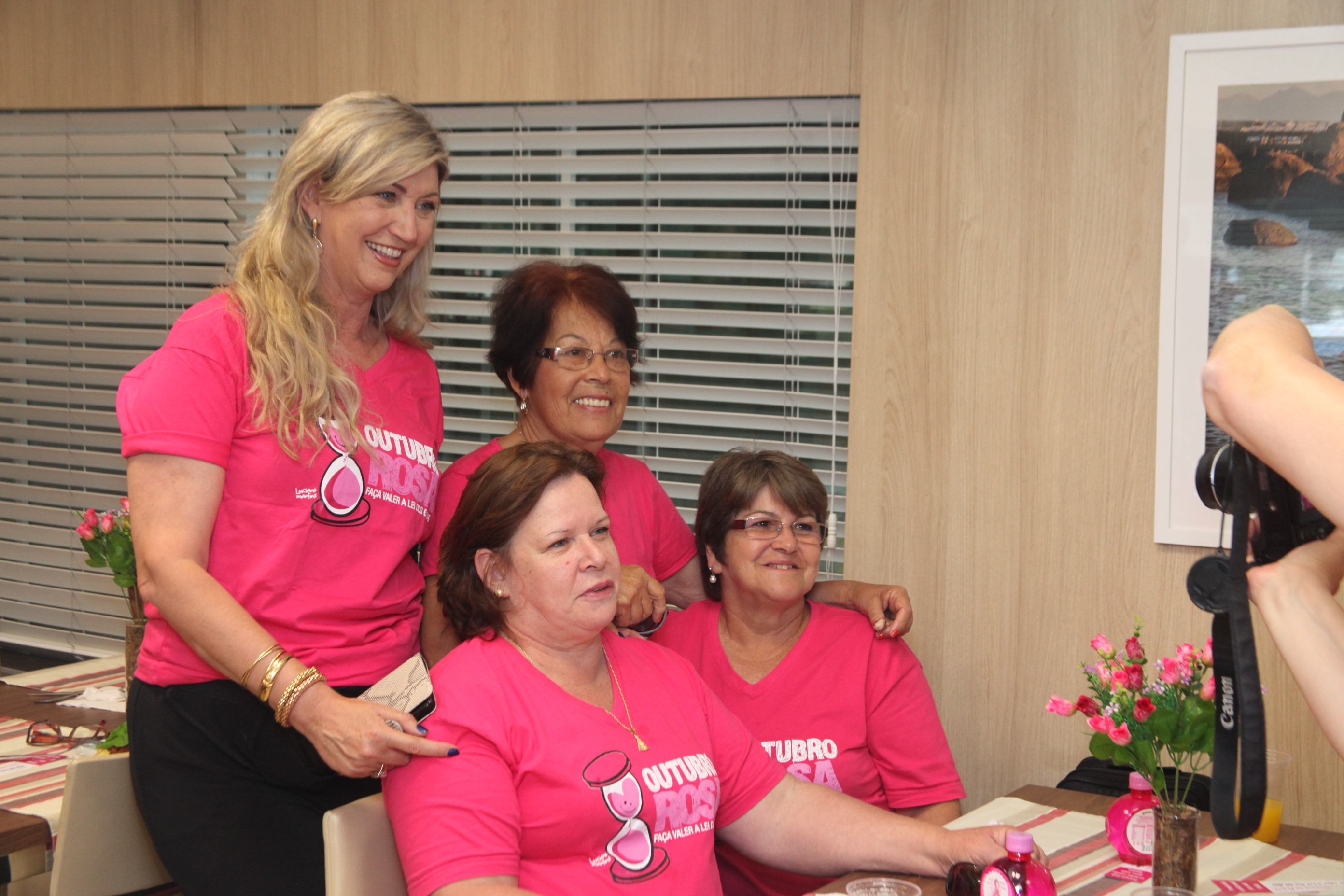 Café da Tarde - Outubro Rosa. Foto: Fábio Queiroz / Agência AL
