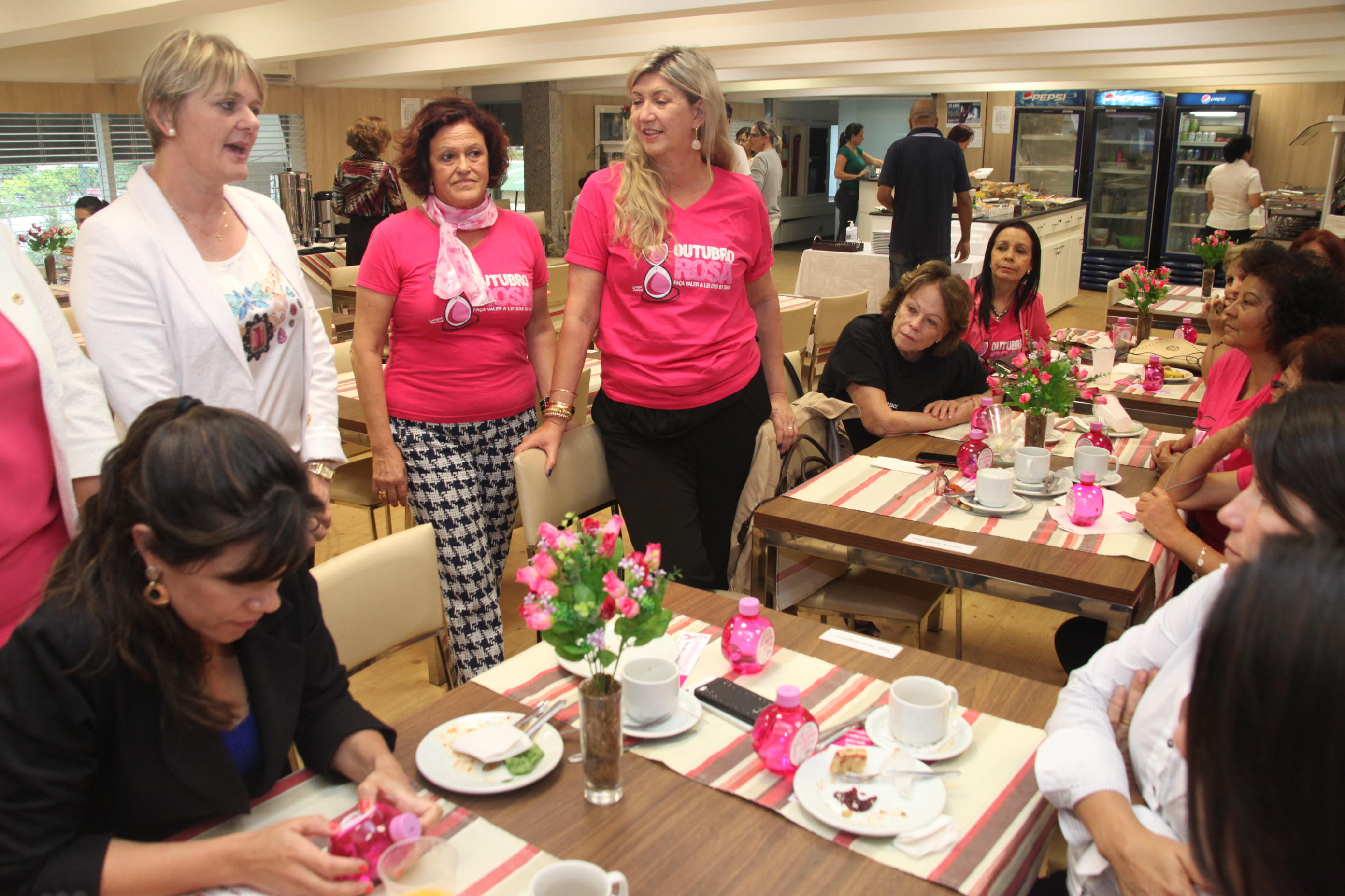 Café da Tarde - Outubro Rosa. Foto: Fábio Queiroz / Agência AL