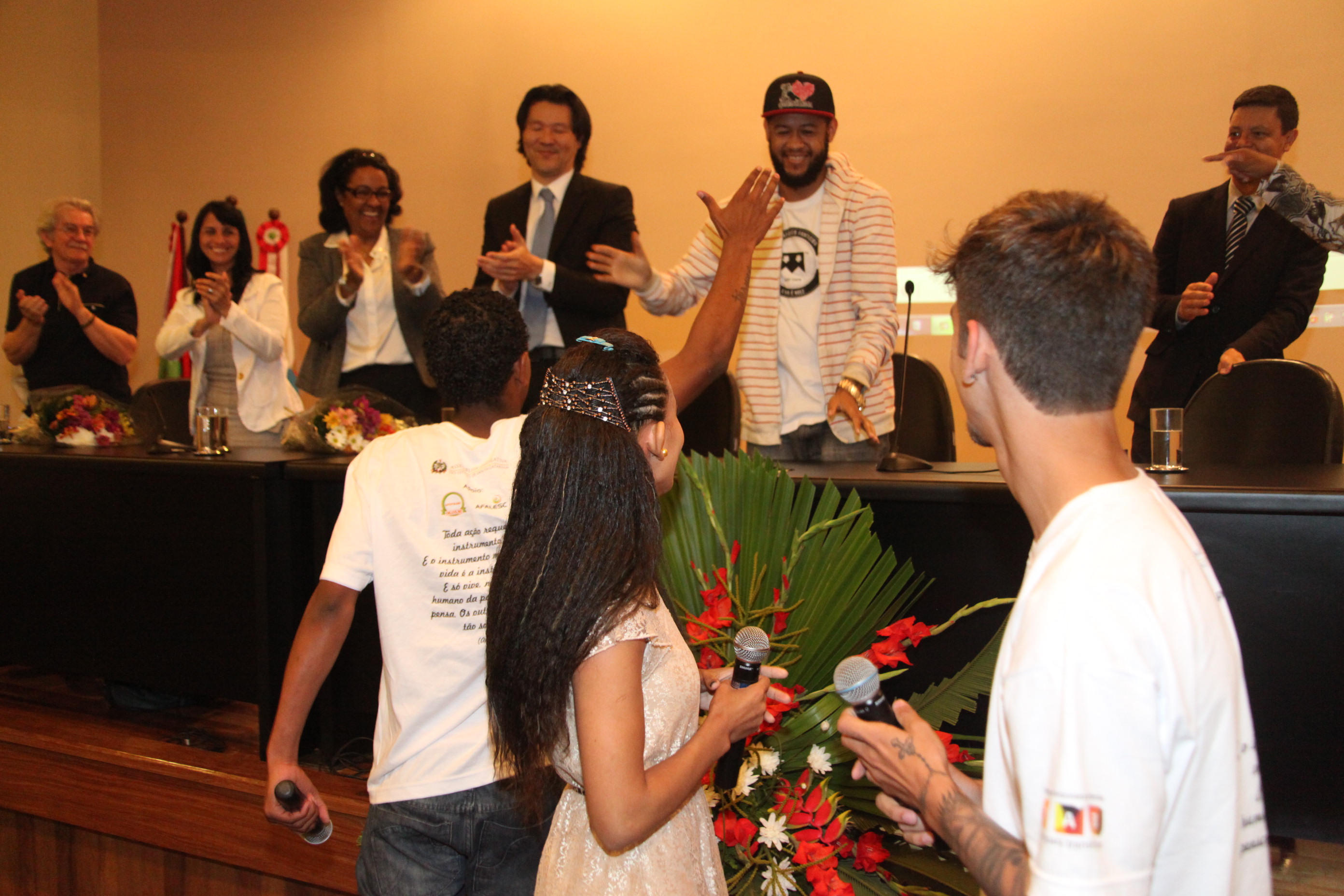 Ato de comemoração aos 10 Anos do Programa Antonieta de Barros. Foto: Fábio Queiroz / Agência AL