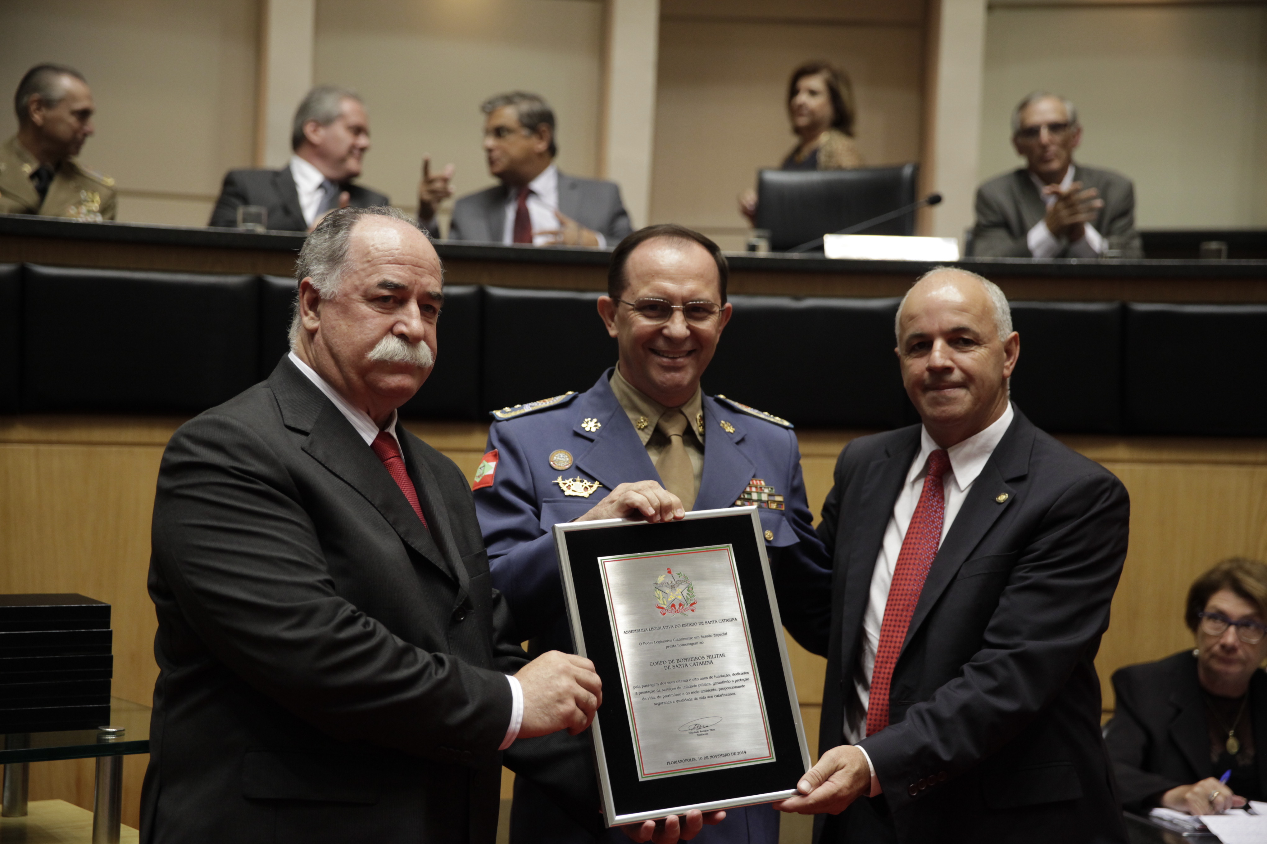 Sessão Especial em Homenagem aos 88 anos do Corpo de Bombeiros   Foto  Carlos Kilian/Agência AL