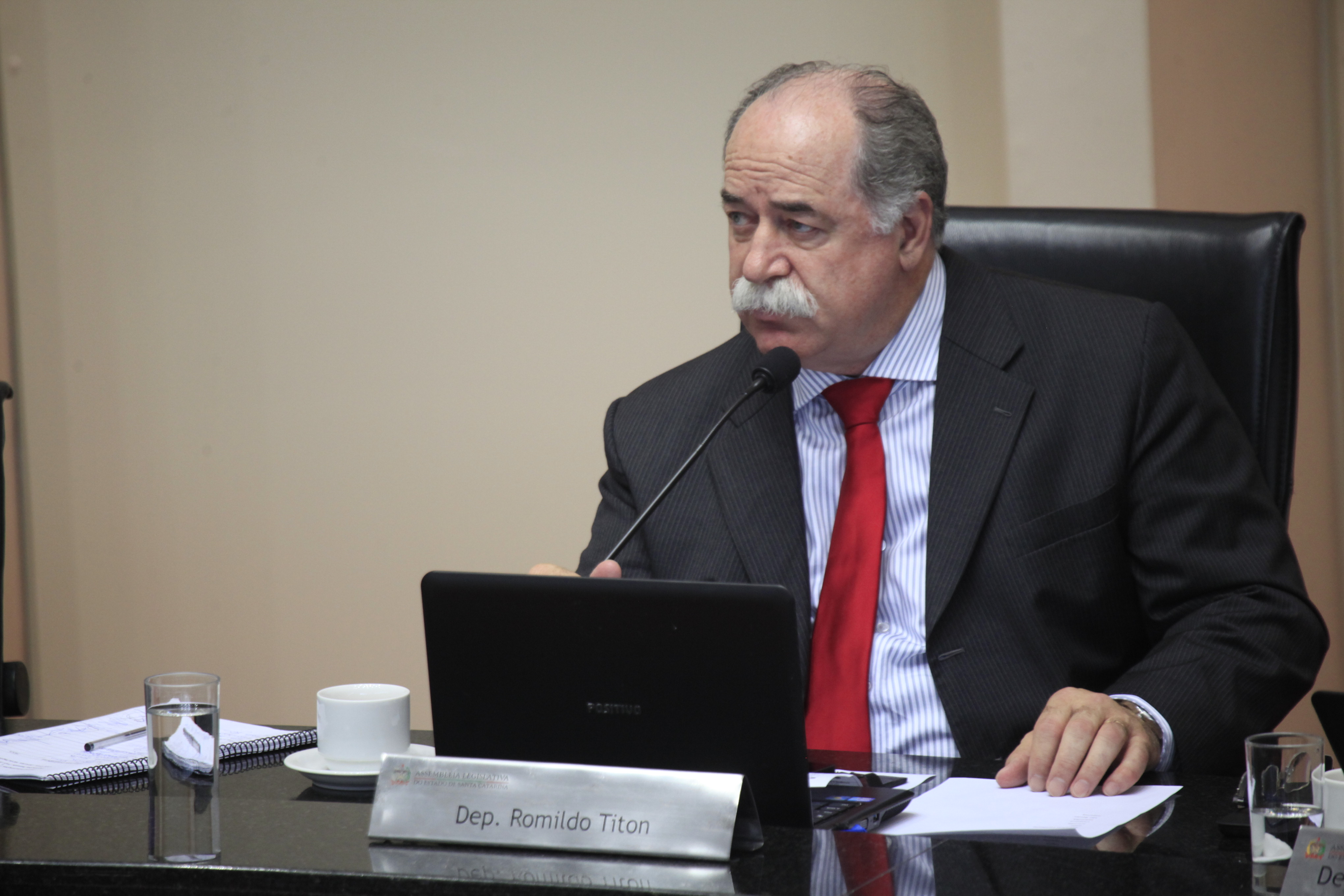 Deputado  Romildo Titon (PMDB)  Foto Carlos Kilian/Agência AL