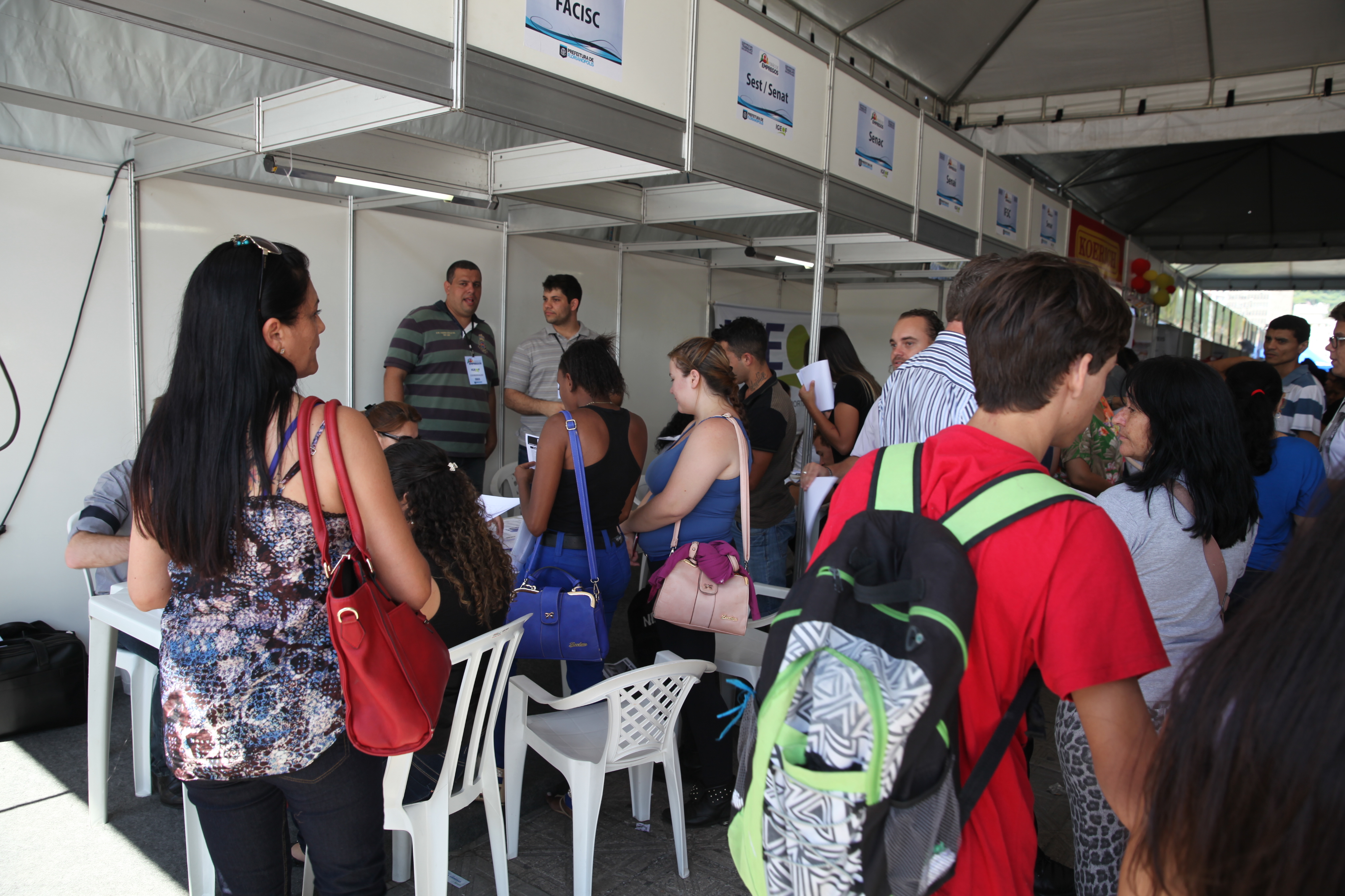Feirão de Empregos. Fotos: Miriam Zomer/ Agência AL