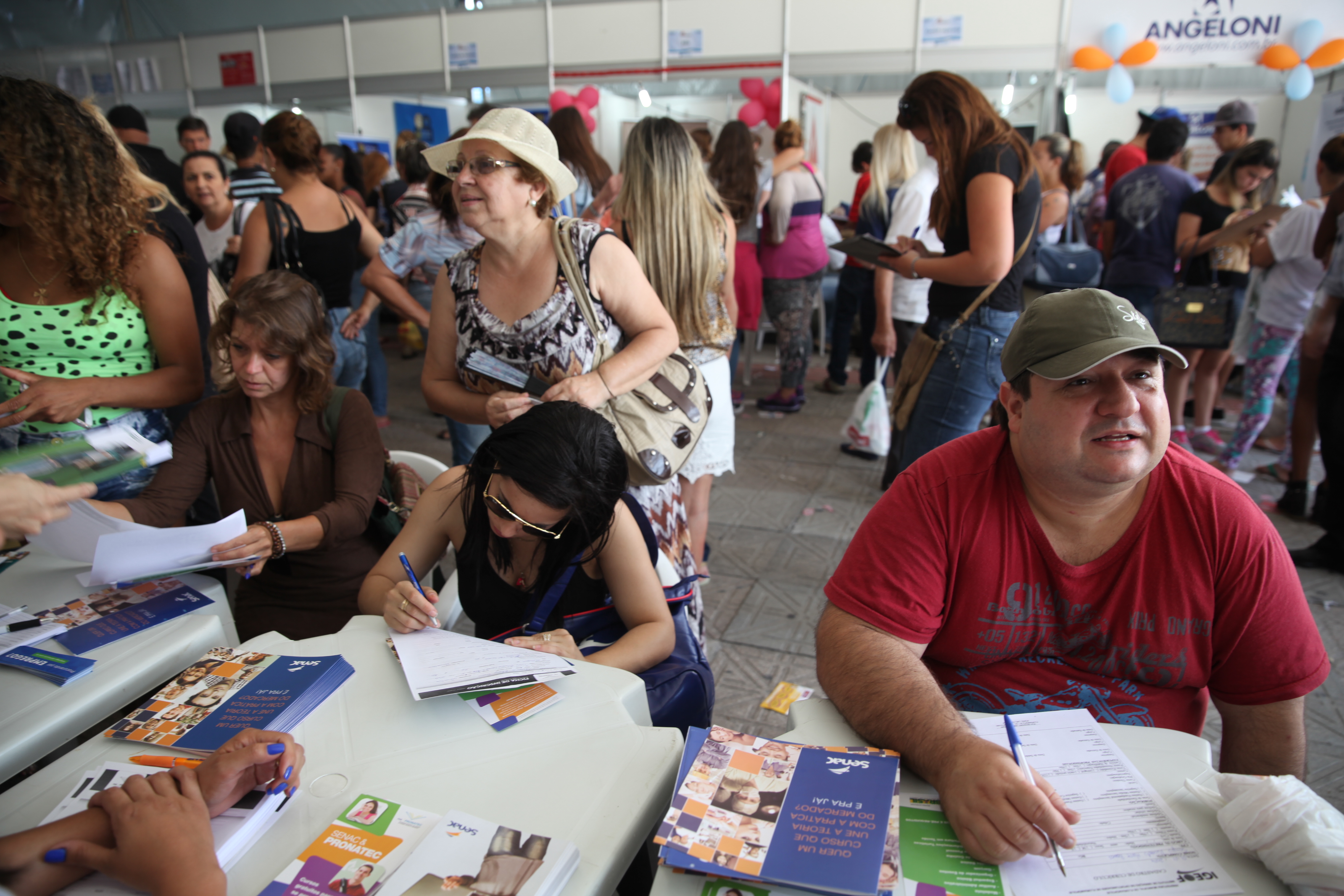 Feirão de Empregos. Fotos: Miriam Zomer/ Agência AL