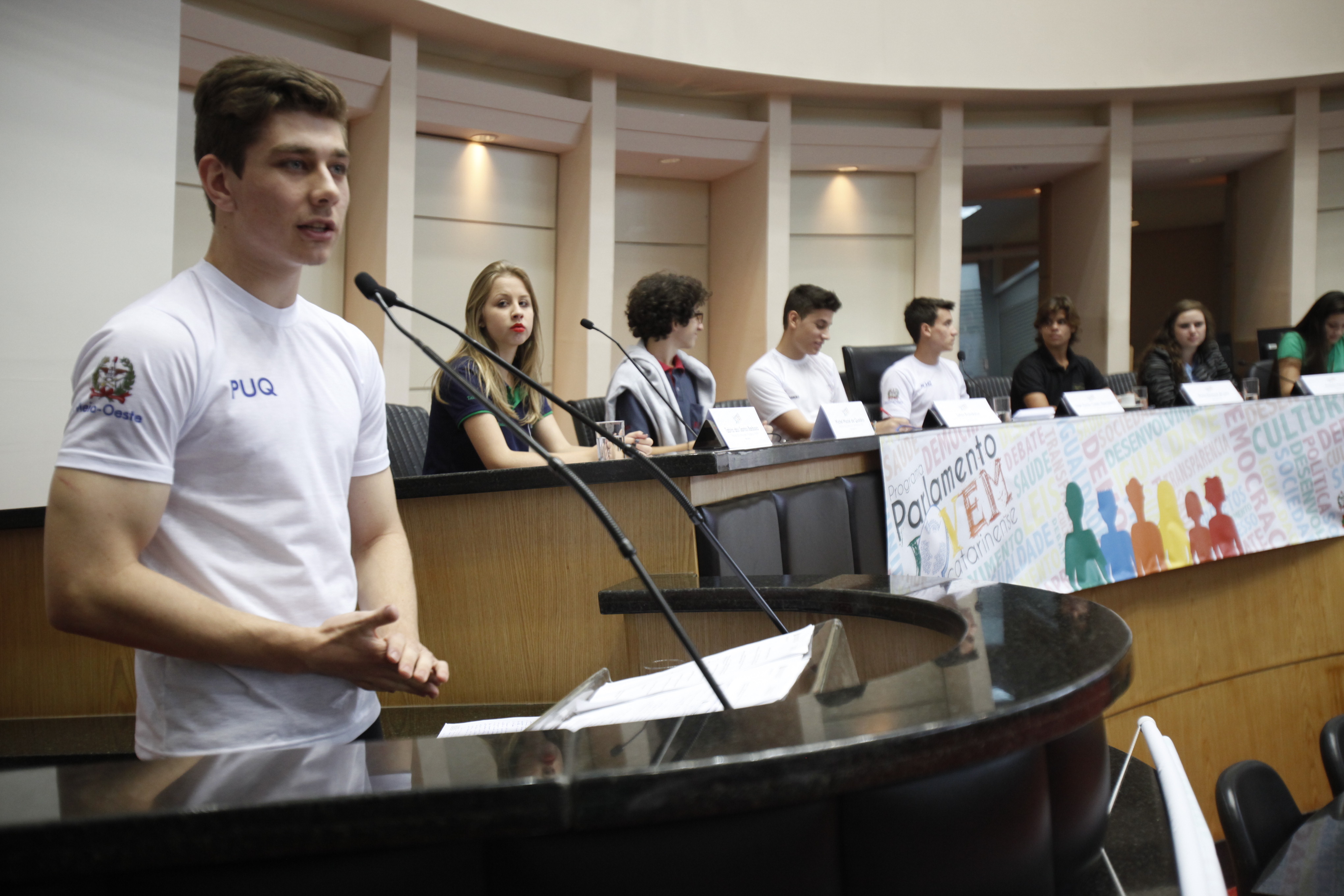 Parlamento Jovem - Sessão Plenária. Fotos: Carlos Kilian/Agência AL