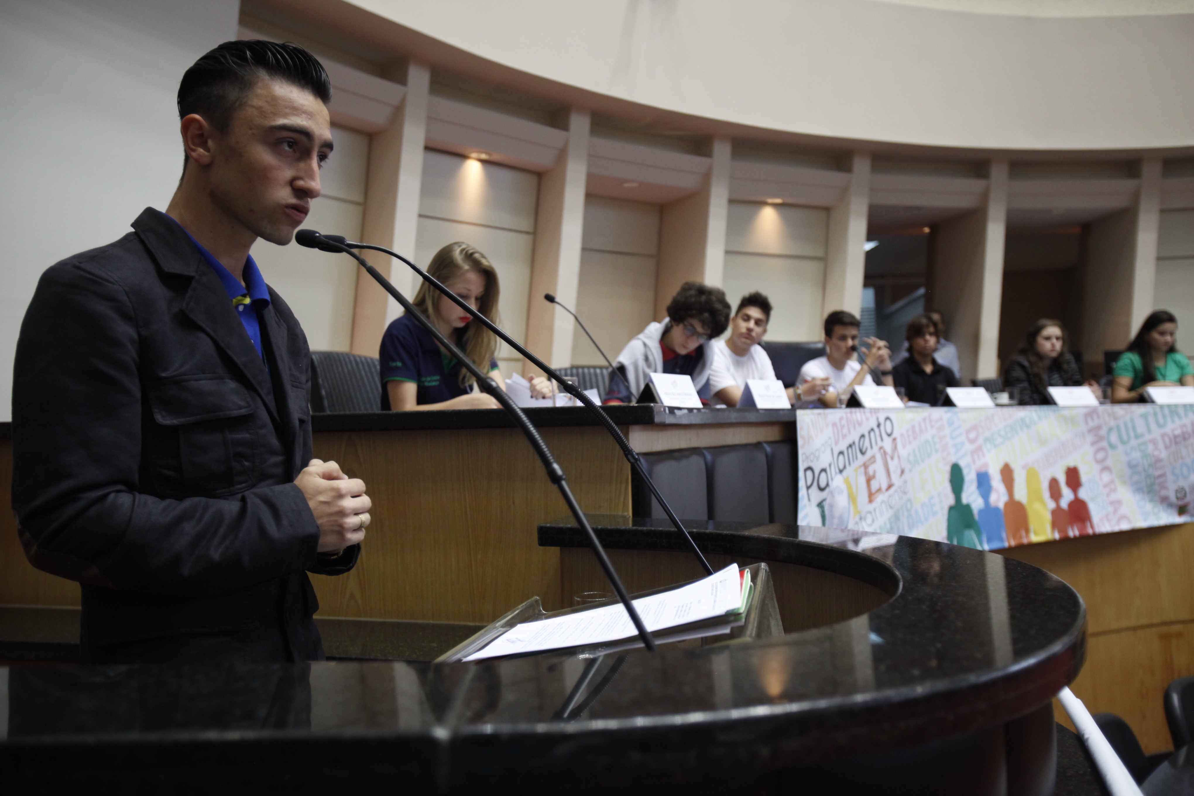 Parlamento Jovem - Sessão Plenária. Fotos: Carlos Kilian/Agência AL