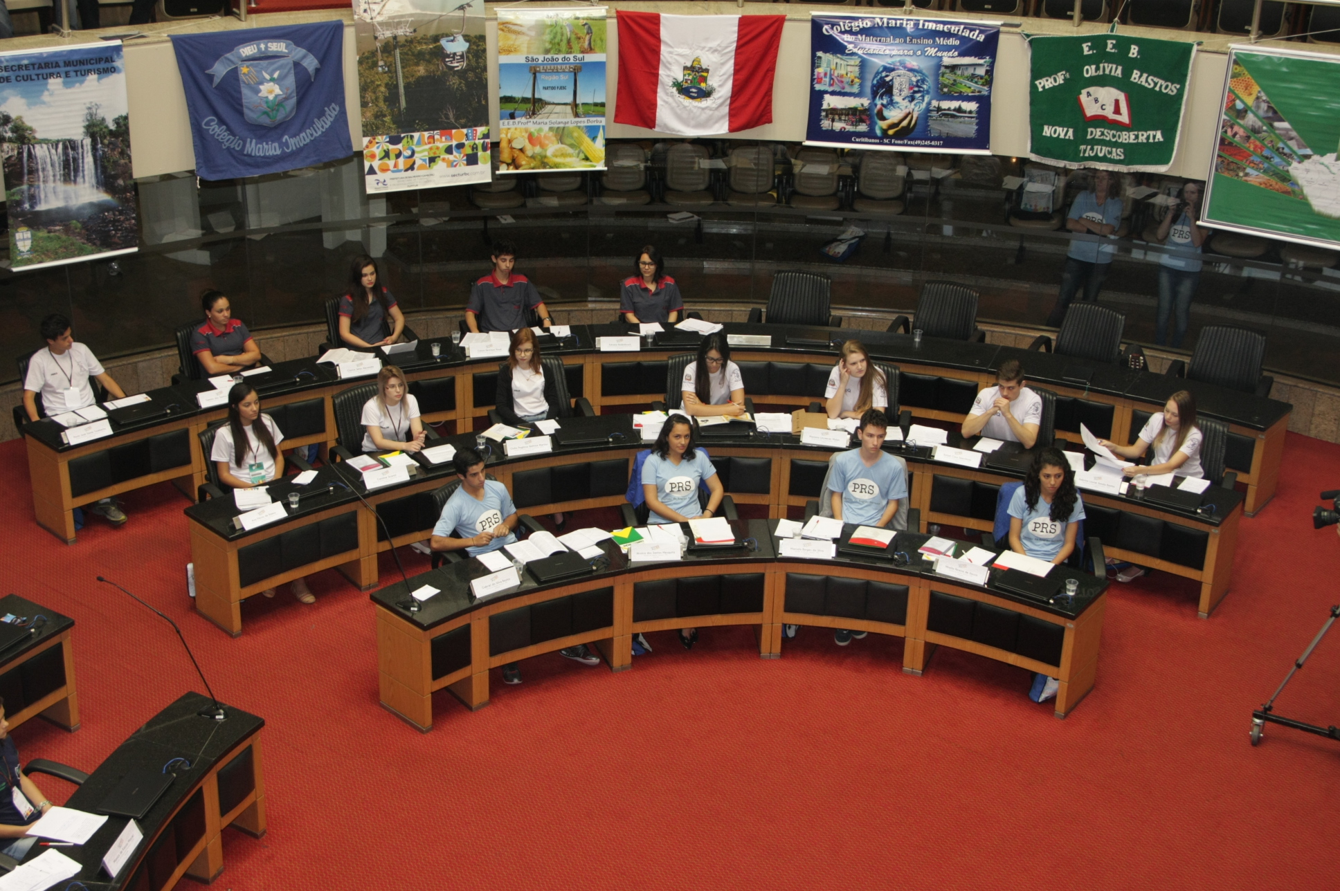 Parlamento Jovem - Sessão Plenária. Fotos: Pedro Squizatto/Escola do Legislativo