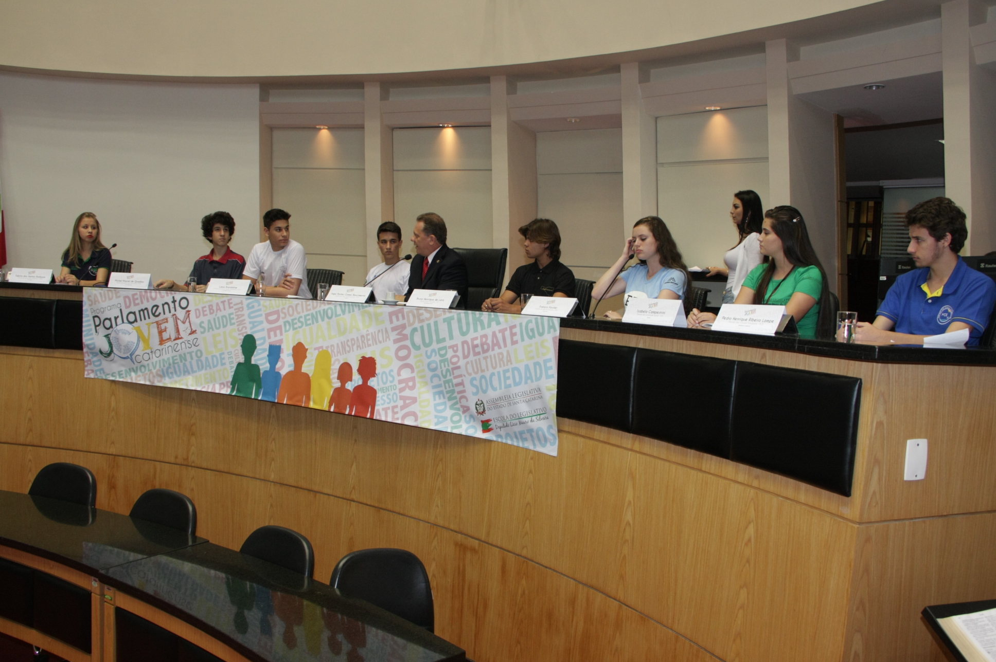 Parlamento Jovem - Sessão Plenária. Fotos: Pedro Squizatto/Escola do Legislativo
