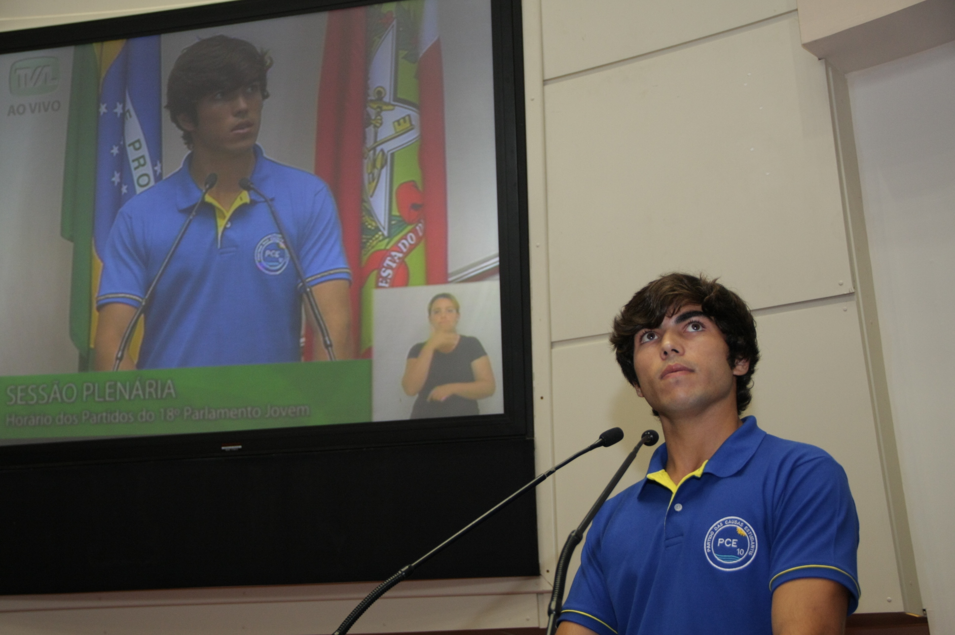 Parlamento Jovem - Sessão Plenária. Fotos: Pedro Squizatto/Escola do Legislativo