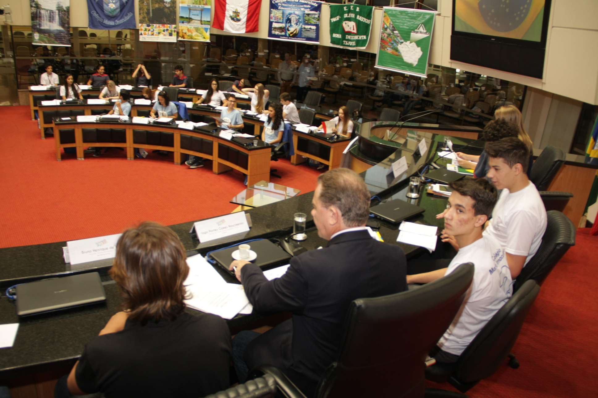Parlamento Jovem - Sessão Plenária. Fotos: Pedro Squizatto/Escola do Legislativo