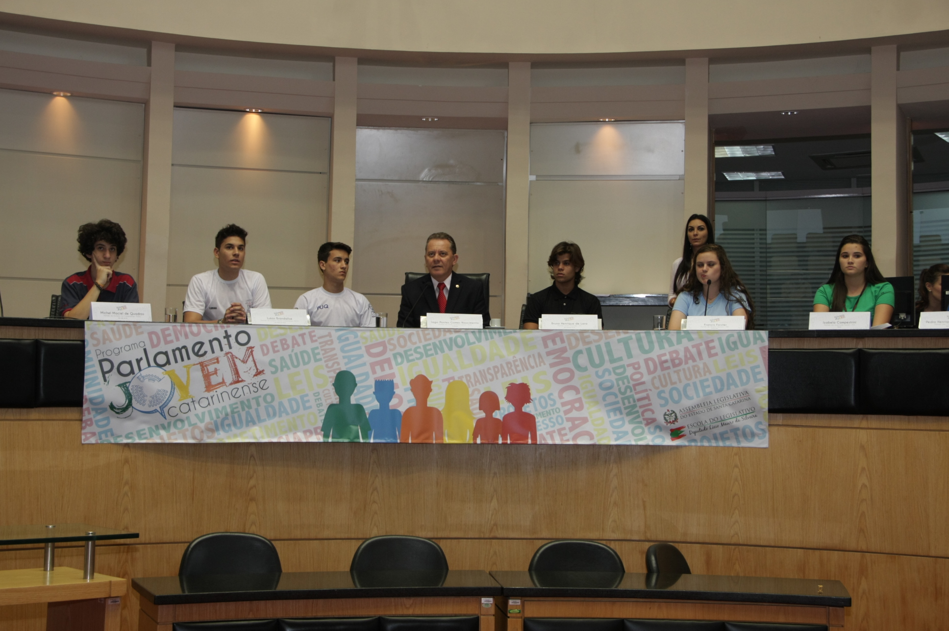 Parlamento Jovem - Sessão Plenária. Fotos: Pedro Squizatto/Escola do Legislativo