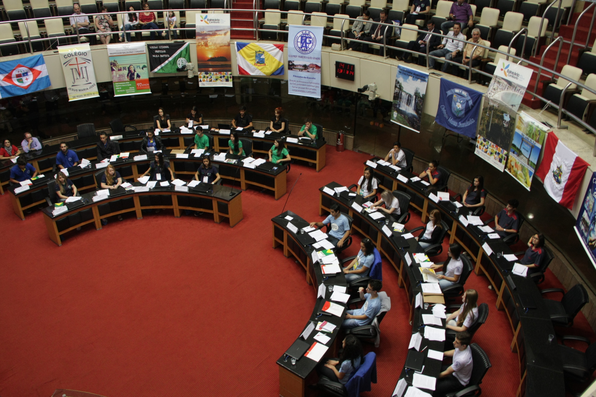 Parlamento Jovem - Sessão Plenária. Fotos: Pedro Squizatto/Escola do Legislativo