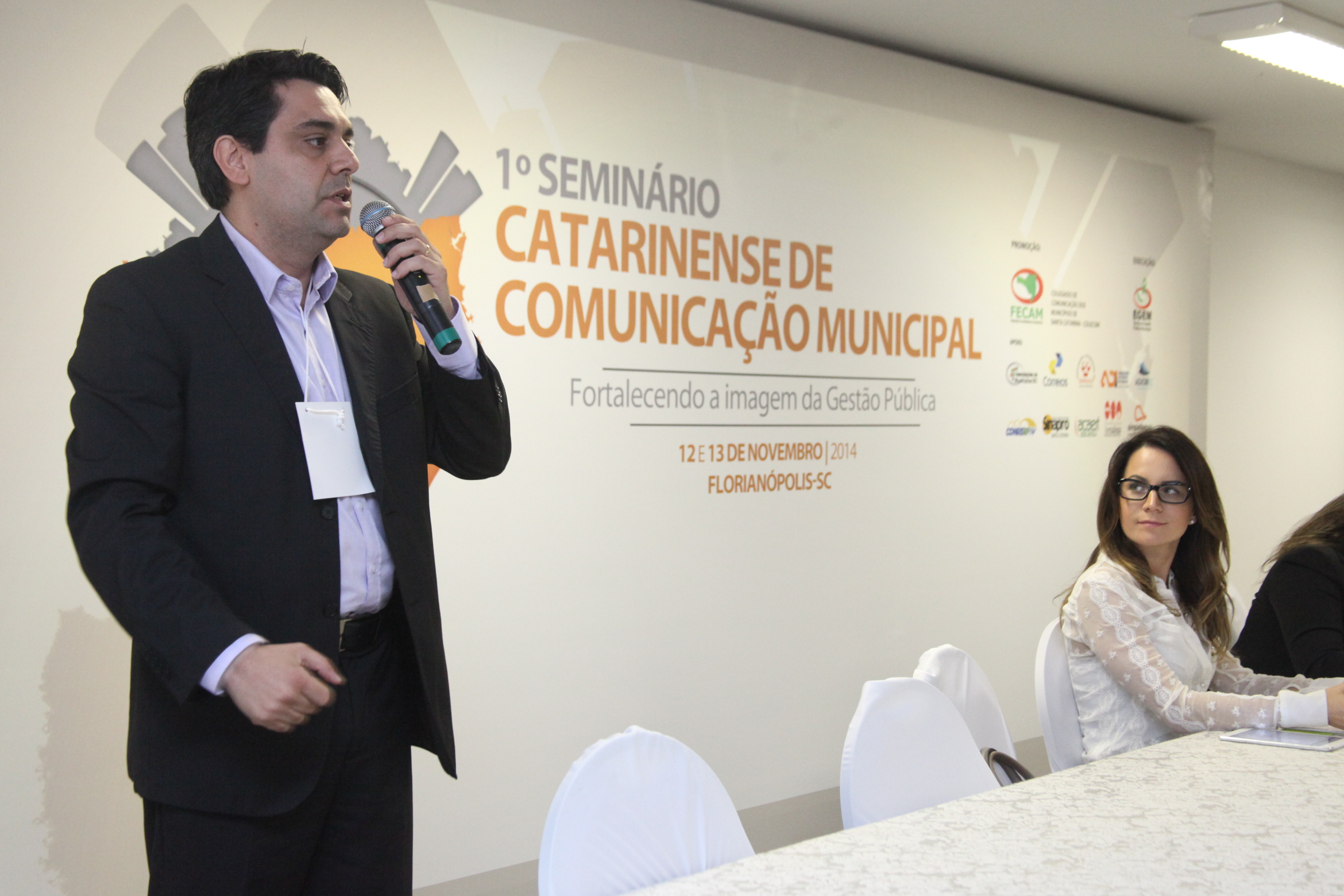 1° Seminário Catarinense de Comunicação Municipal. Foto: Fábio Queiroz / Agência AL