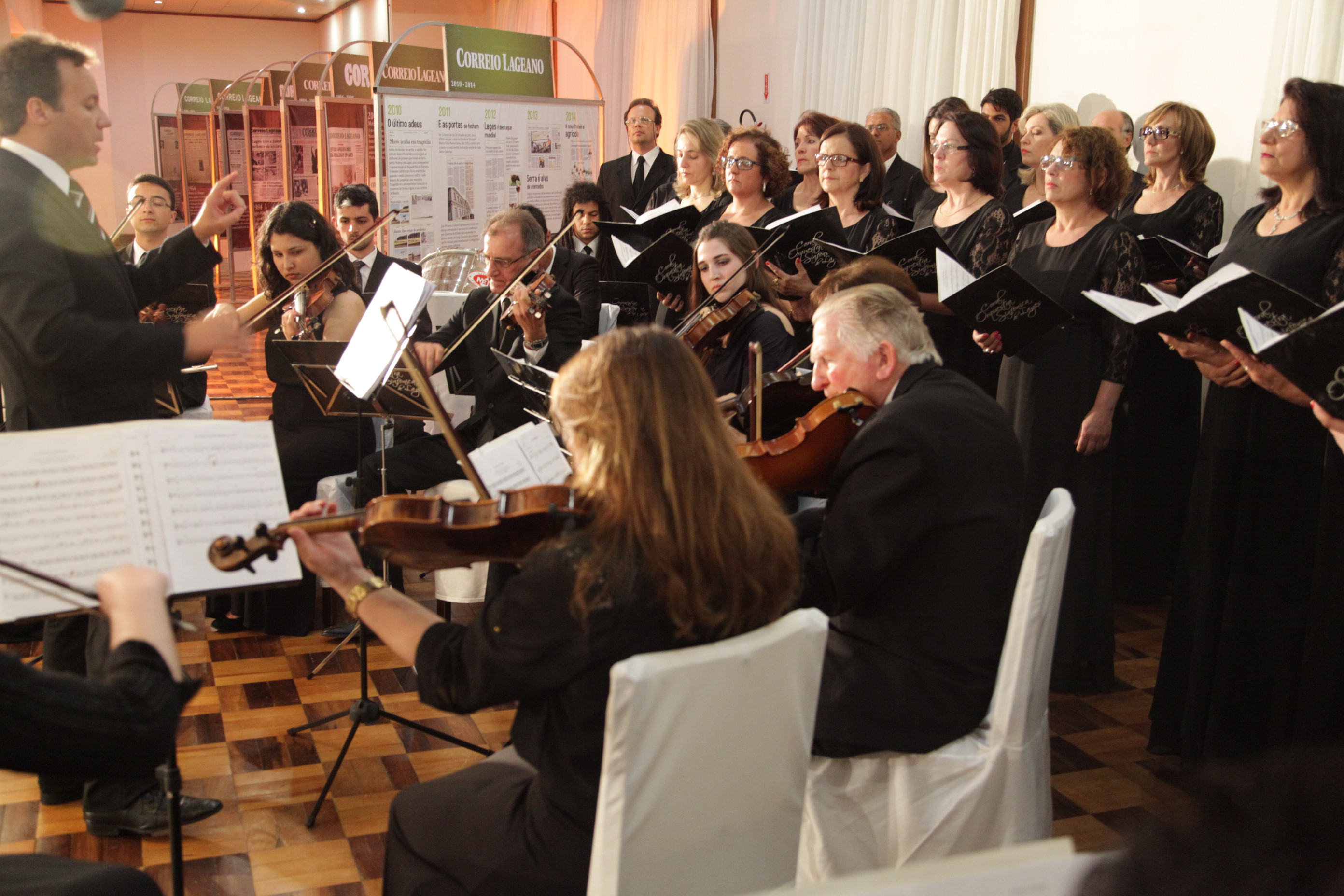 Sessão Solene em homenagem ao Correio Lageano pela passagem dos 75 anos de fundação - Lages/SC. Fotos: Solon Soares/Agência AL