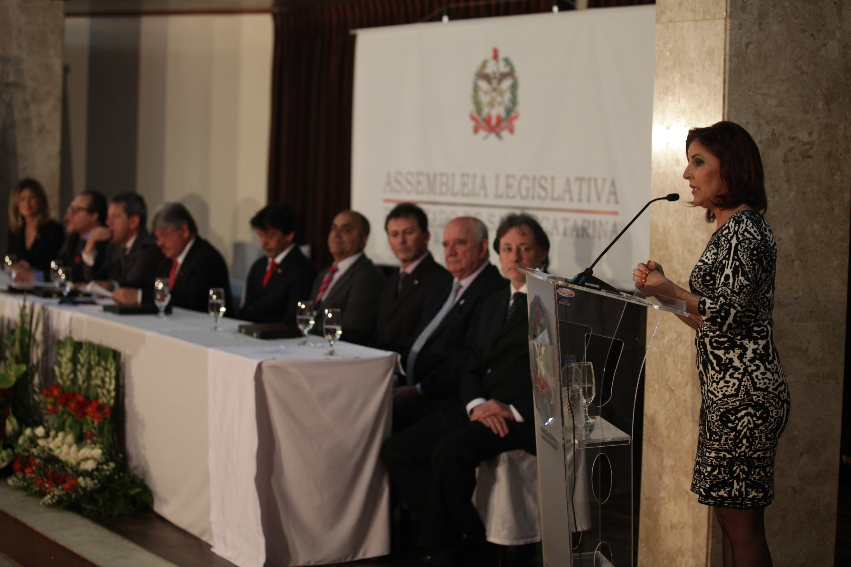 Sessão Solene em homenagem ao Correio Lageano pela passagem dos 75 anos de fundação - Lages/SC. Fotos: Solon Soares/Agência AL
