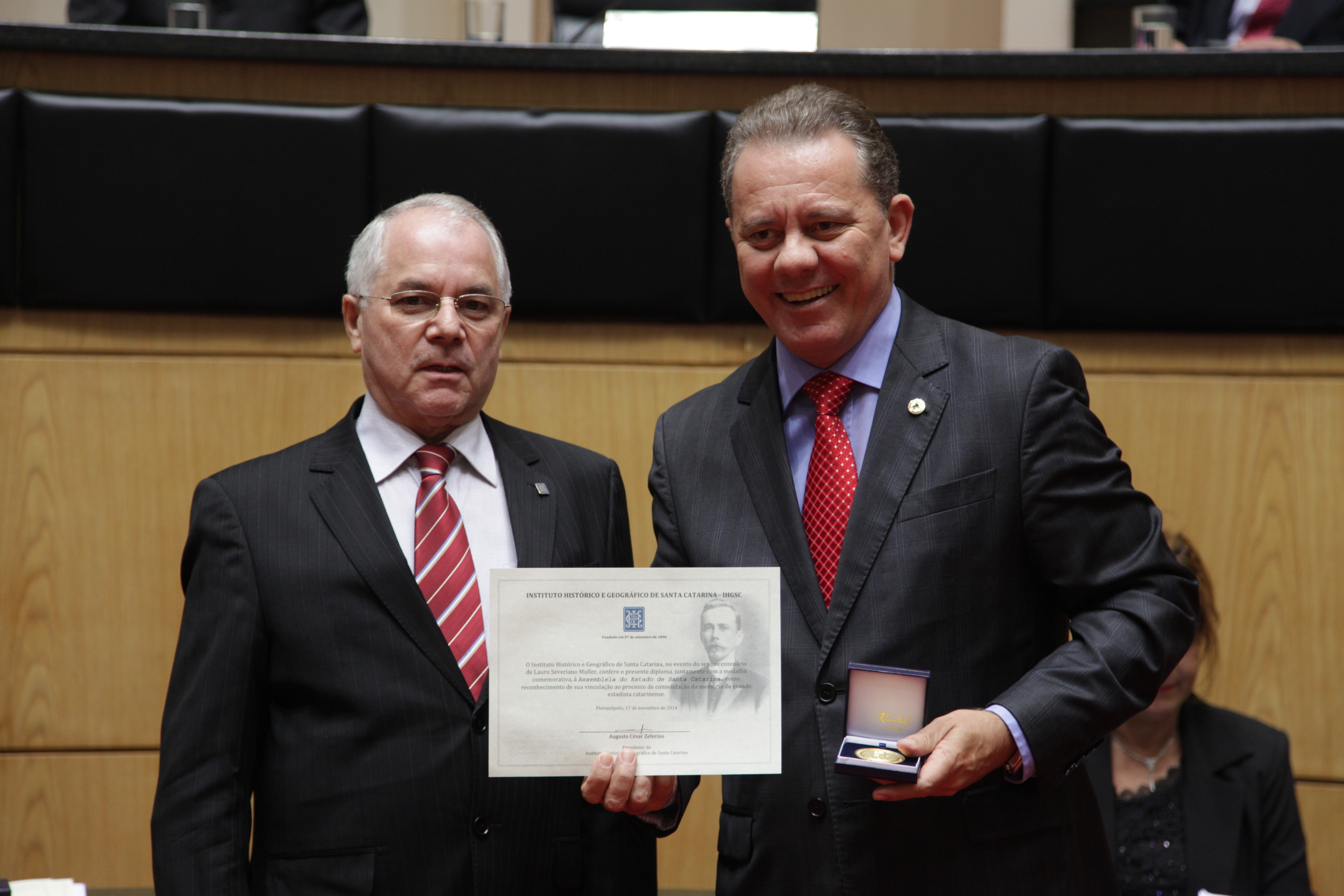 Sessão Especial em Homenagem a Lauro Müller - 150 Anos