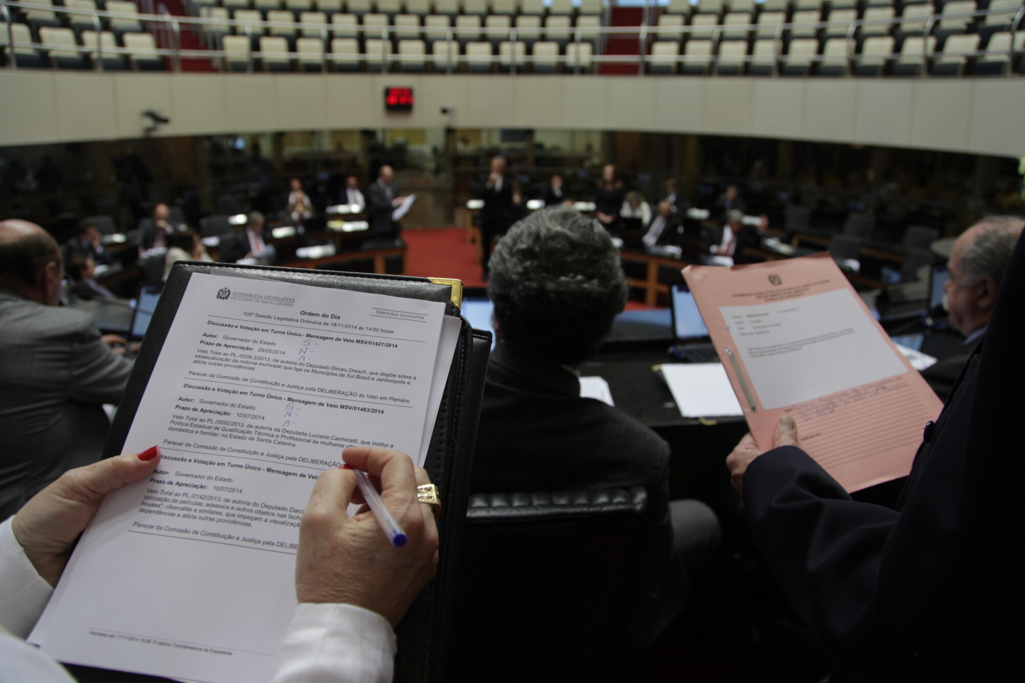 Deputados apreciaram 18 vetos do Executivo a projetos de origem parlamentar. FOTOS: Solon Soares/Agência AL