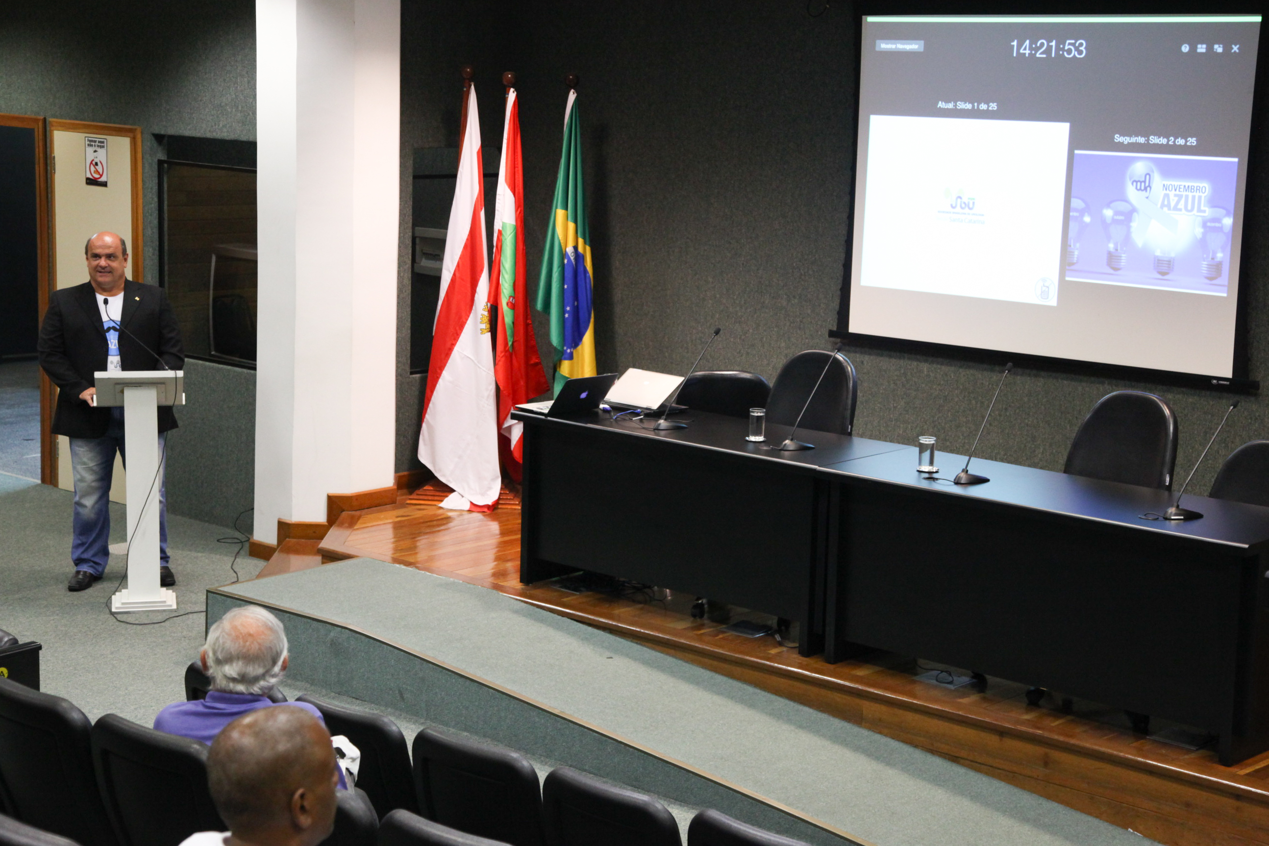 Palestra Novembro Azul - Foto: Juliana Stadnik / Agência AL