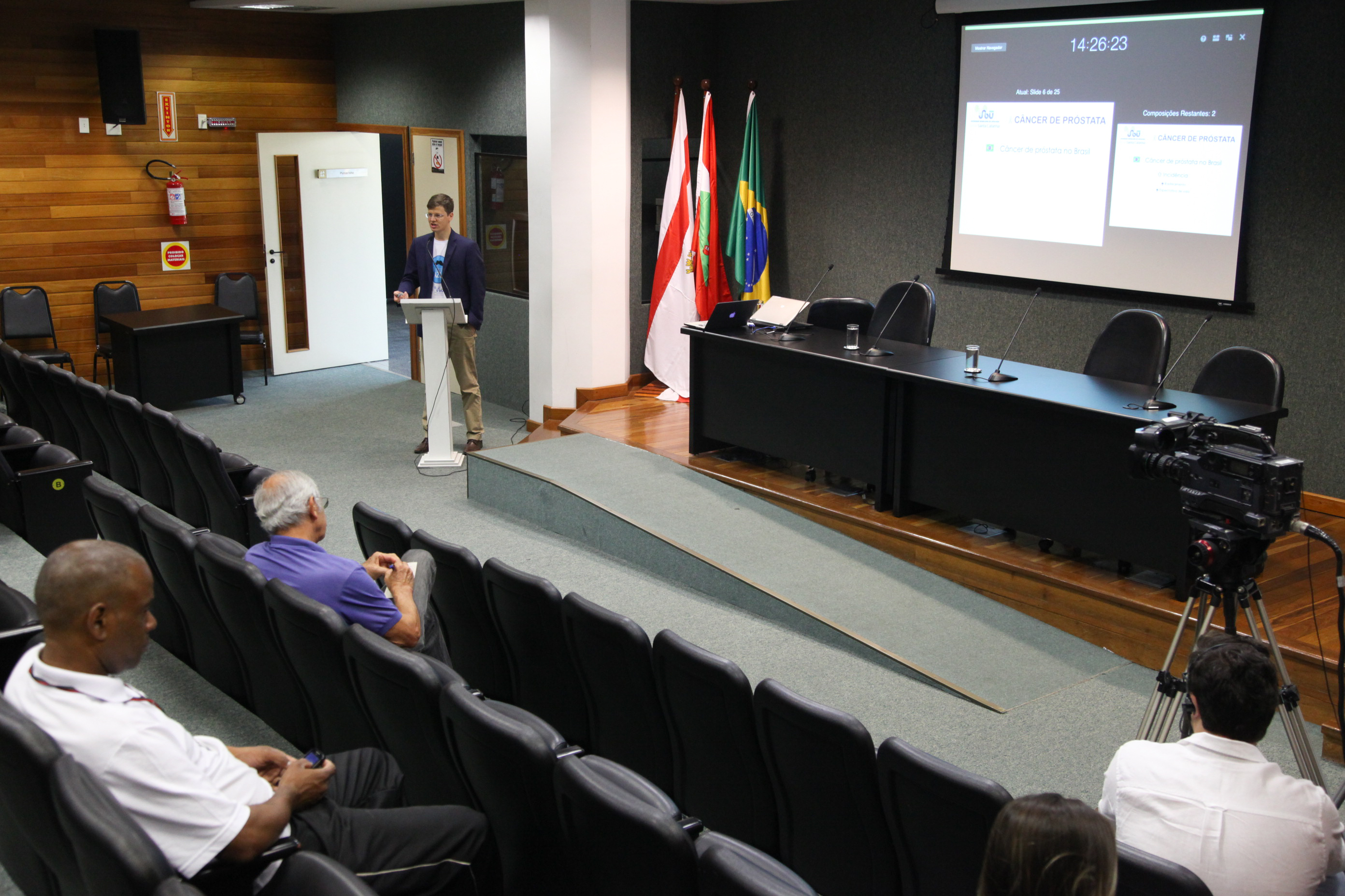 Palestra Novembro Azul - Foto: Juliana Stadnik / Agência AL