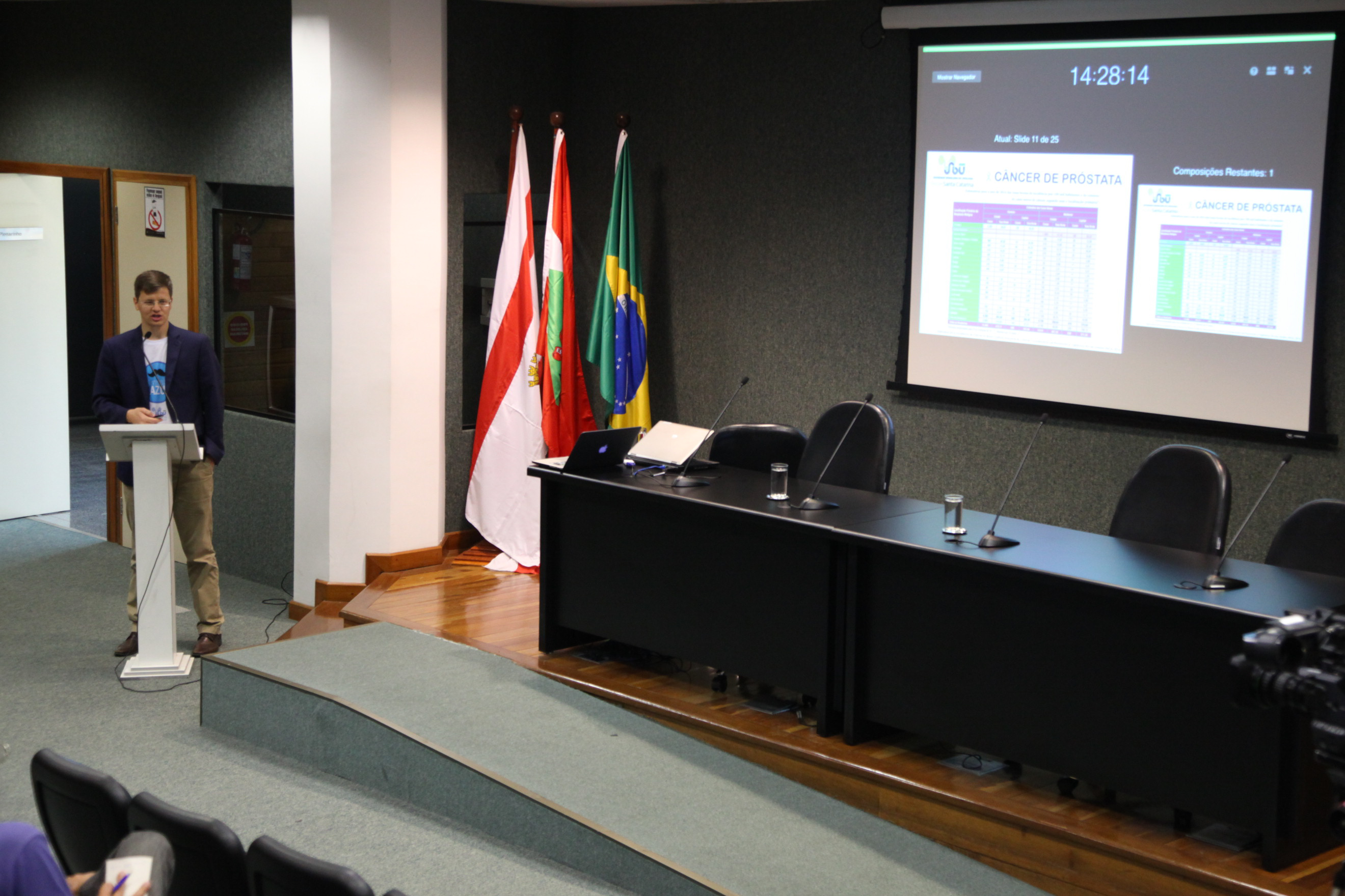Palestra Novembro Azul - Foto: Juliana Stadnik / Agência AL