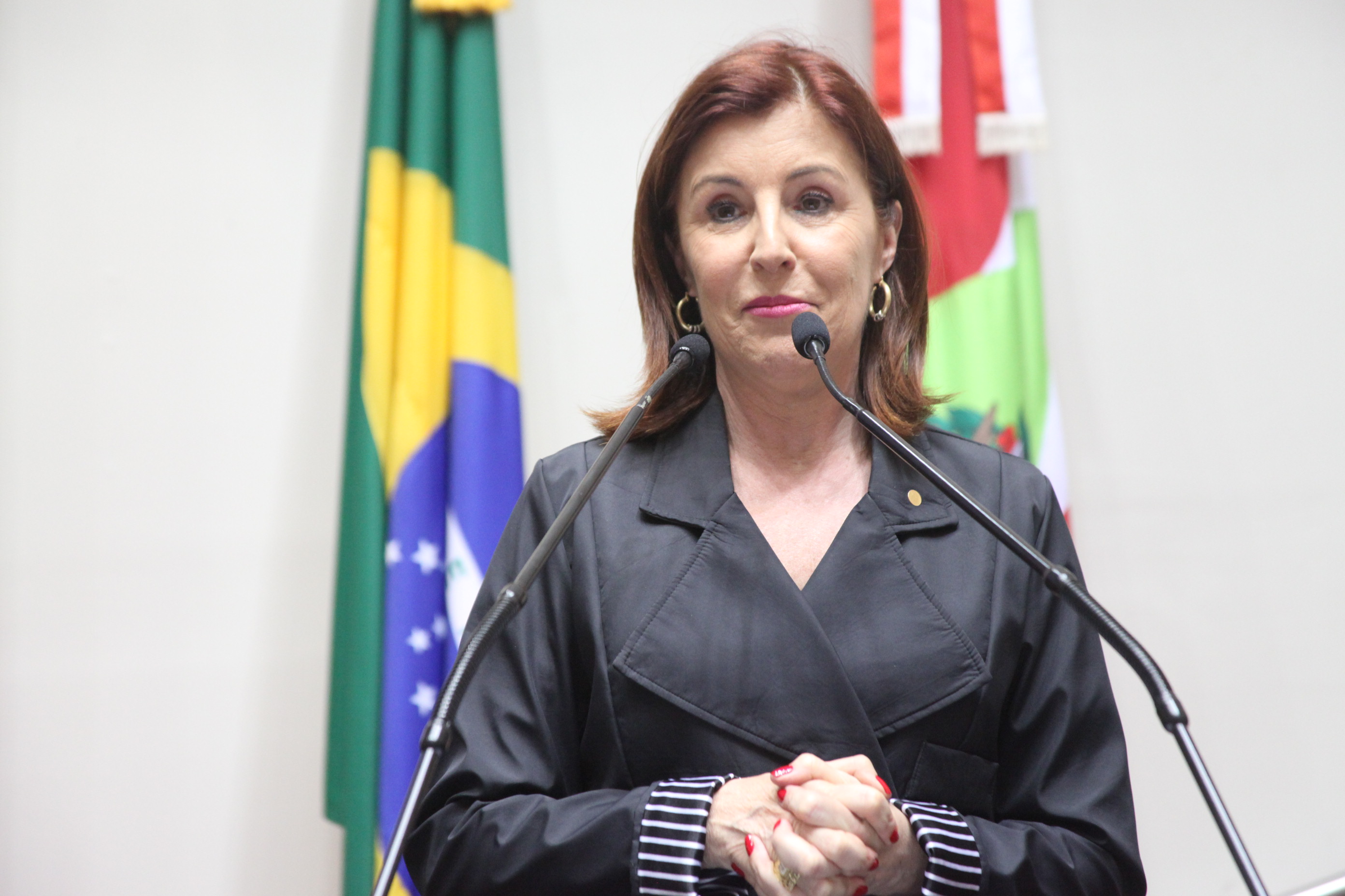 Isabel Baggio. Sessão Especial Amcred-SC. Foto: Fábio Queiroz / Agência AL