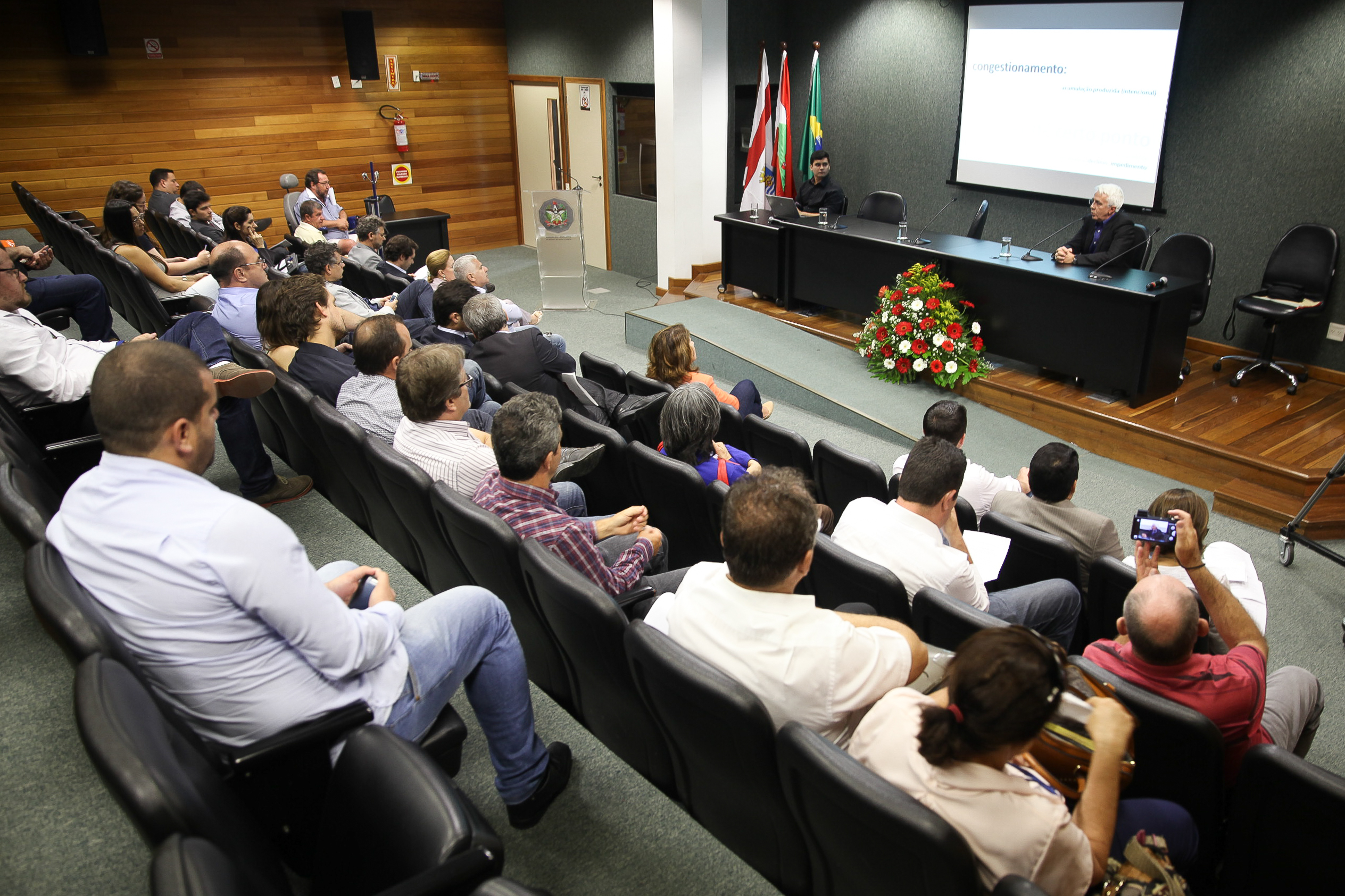 Seminário das Cidades Metropolitanas e Democráticas: Região Metropolitana da Grande Florianópolis. Fotos: Miriam Zomer/Agência AL