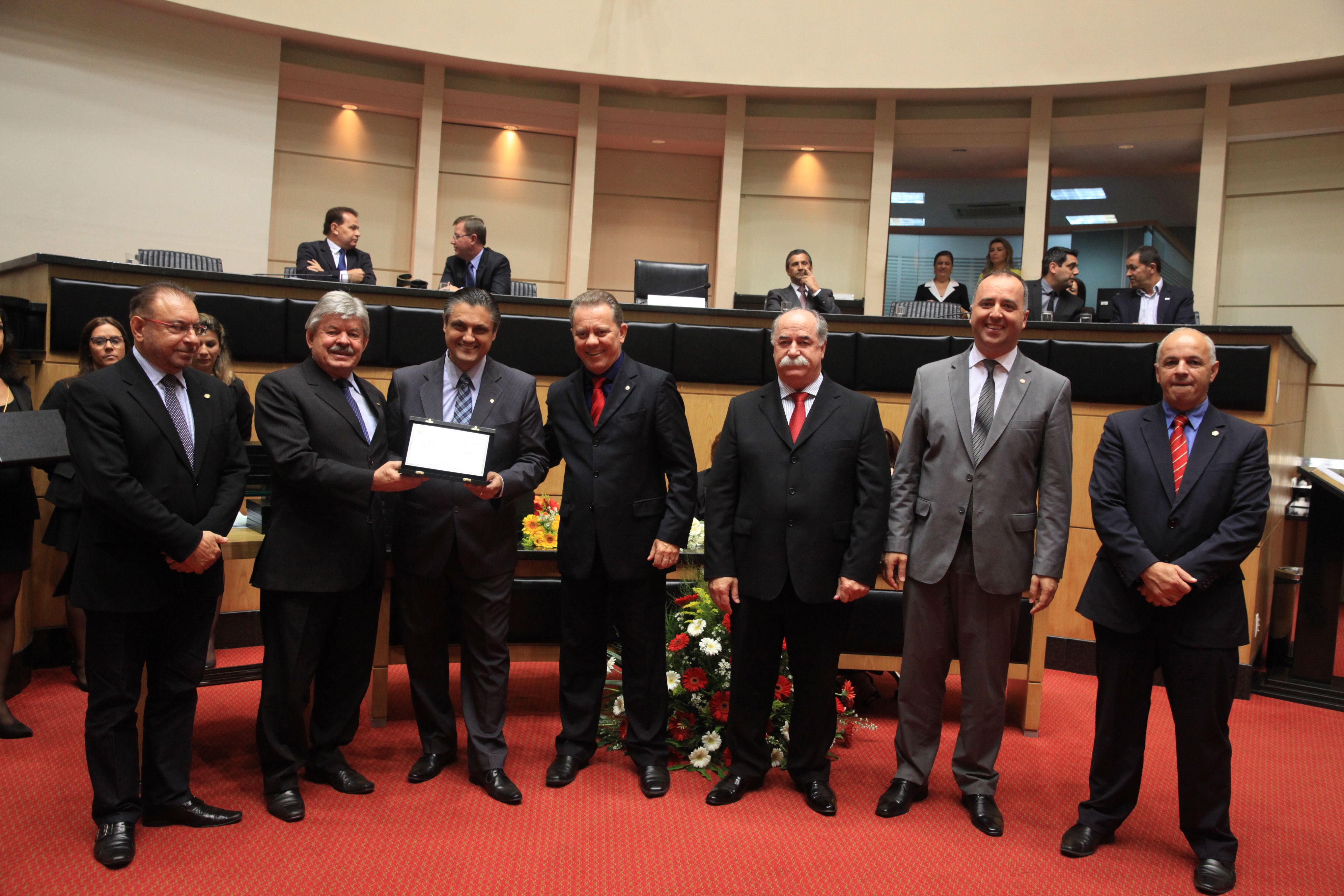 Sessão Solene em Homenagem a TV AL 15 ANOS  -  Foto:Carlos Kilian/Agência AL