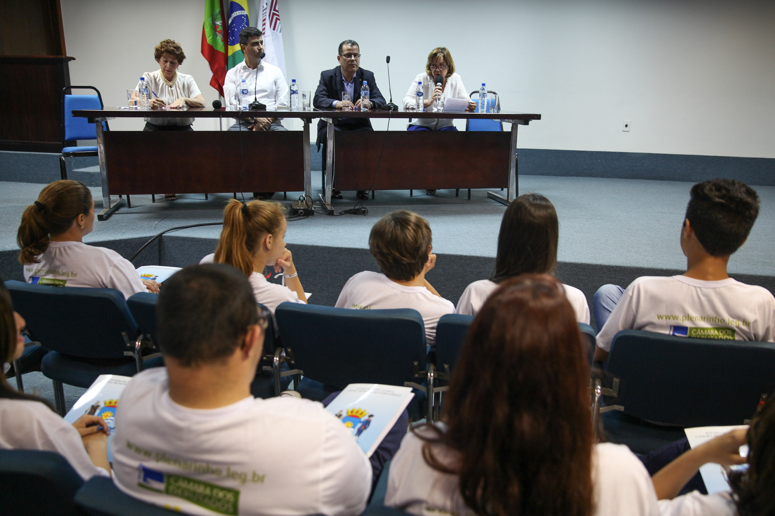 I Encontro de Vereadores Mirins. Fotos: Miriam Zomer/ Agência AL