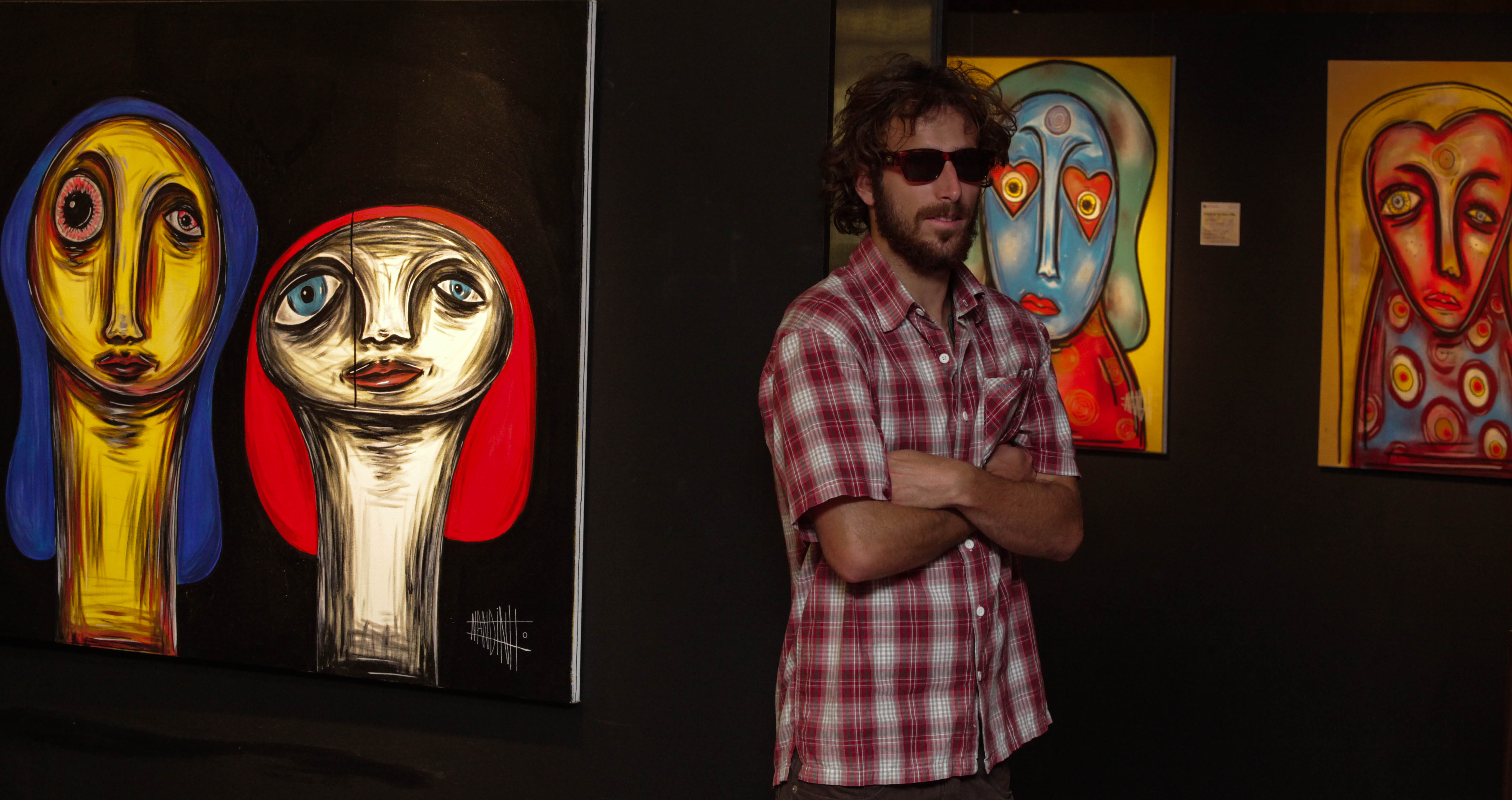 Exposição do Artista Plástico Nandinho   Foto Carlos Kilian/Agência AL