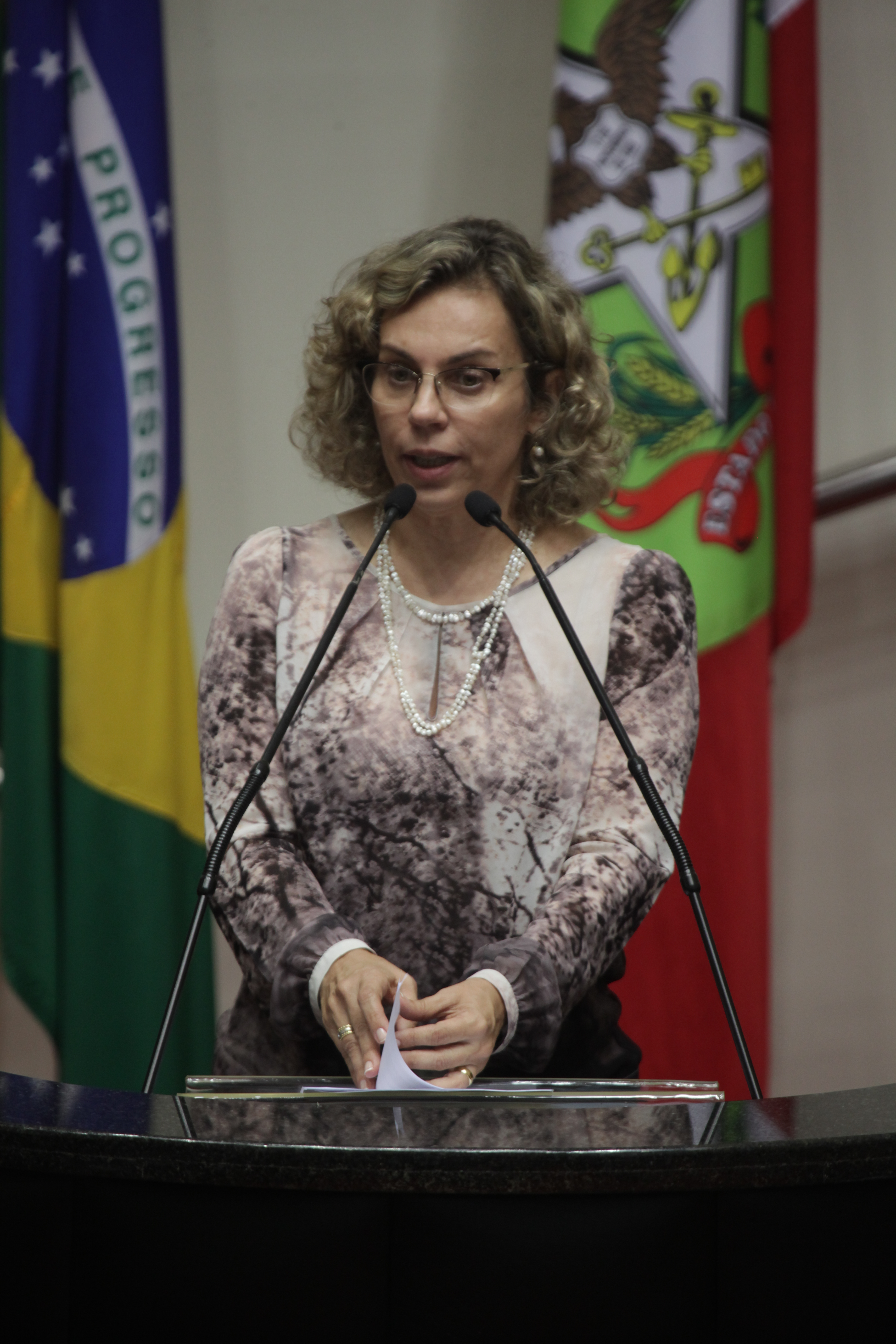 Deputada Ana Paula Lima (PT)      Foto Carlos Kilian/Agência AL