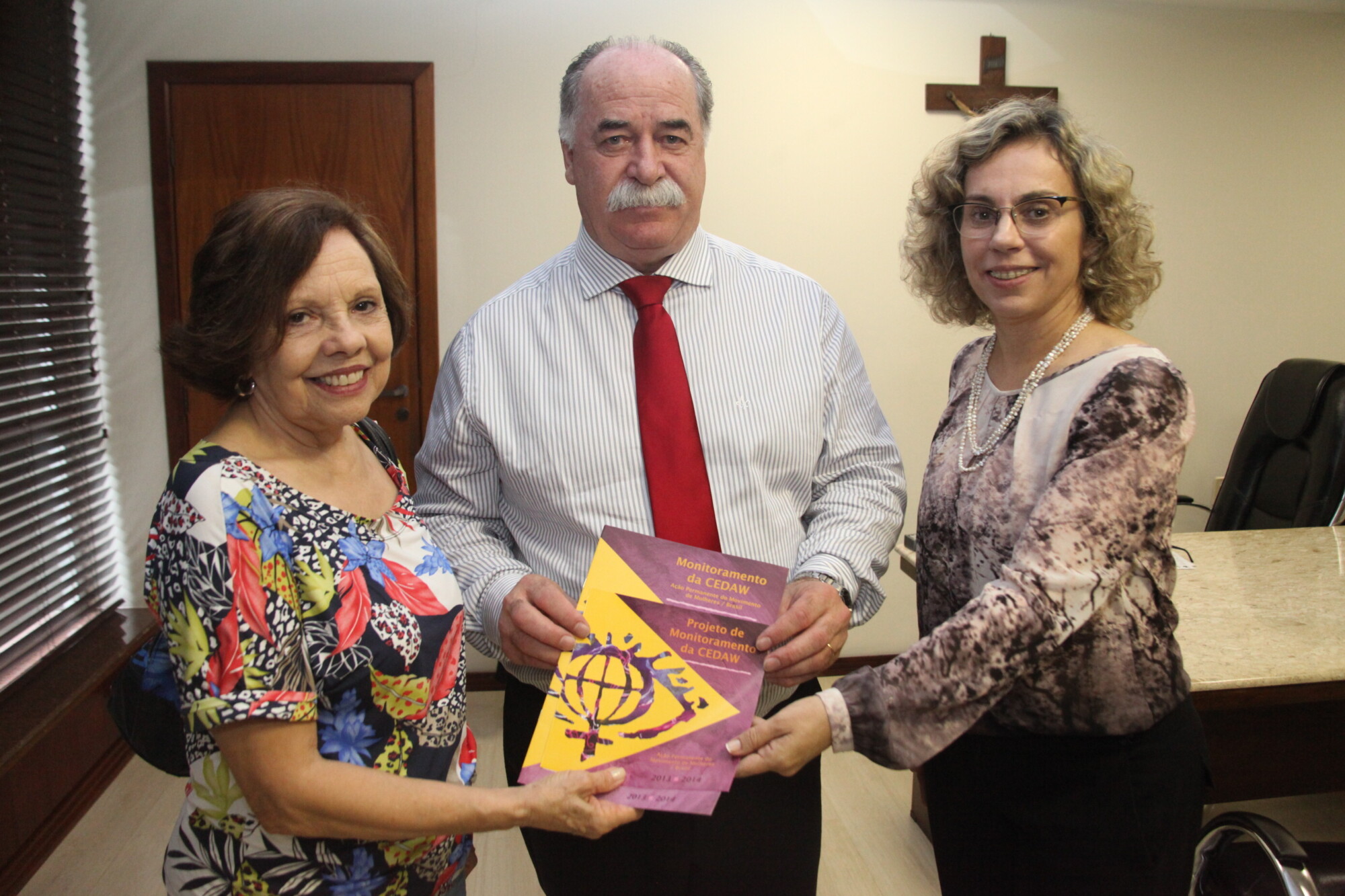 Neuza Dias, Romildo Titon e Ana Paula Lima. FOTO: Fábio Queiroz/Agência AL