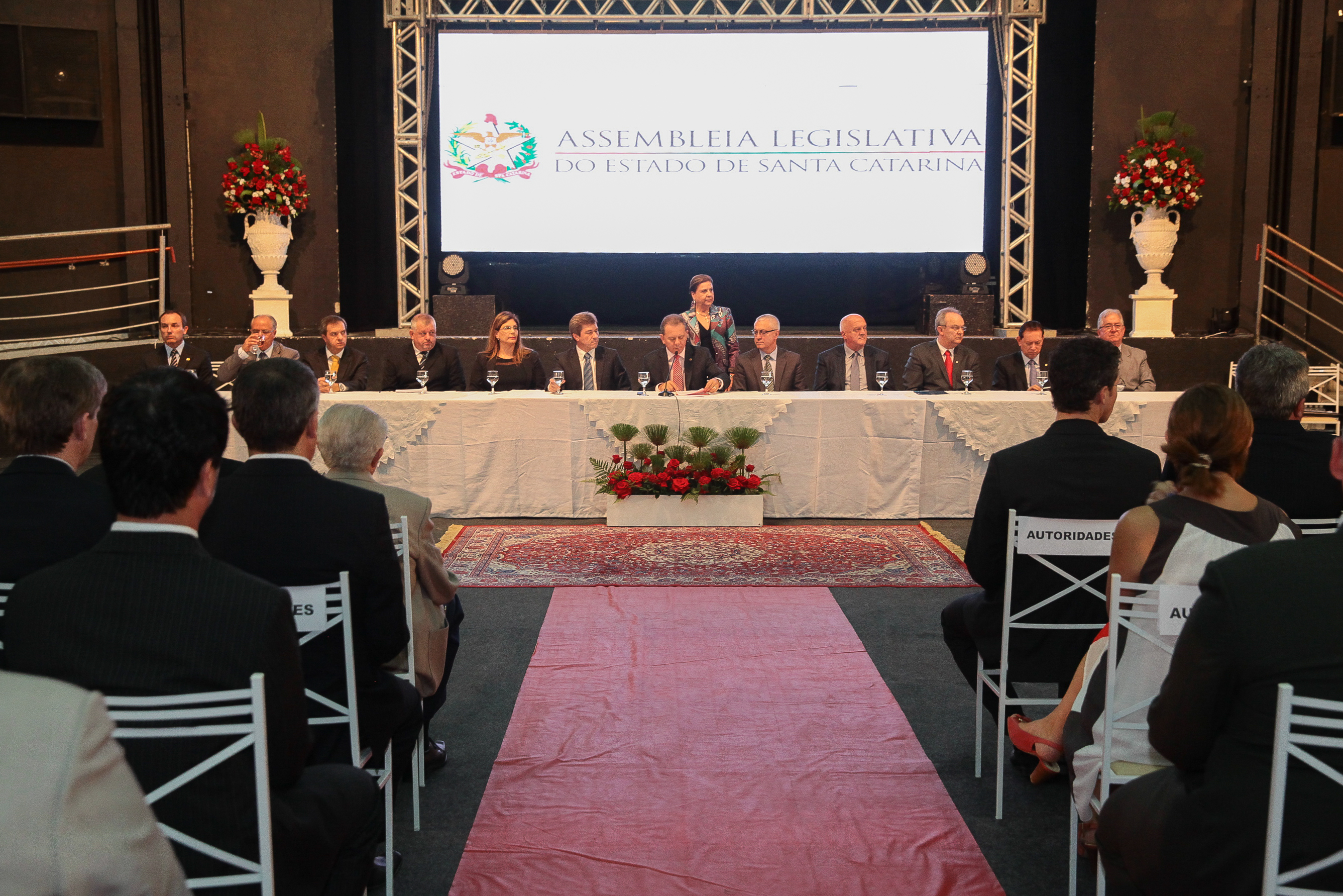 Sessão Solene em homenagem aos 50 anos da UNISUL. Foto: Miriam Zomer/Agência AL