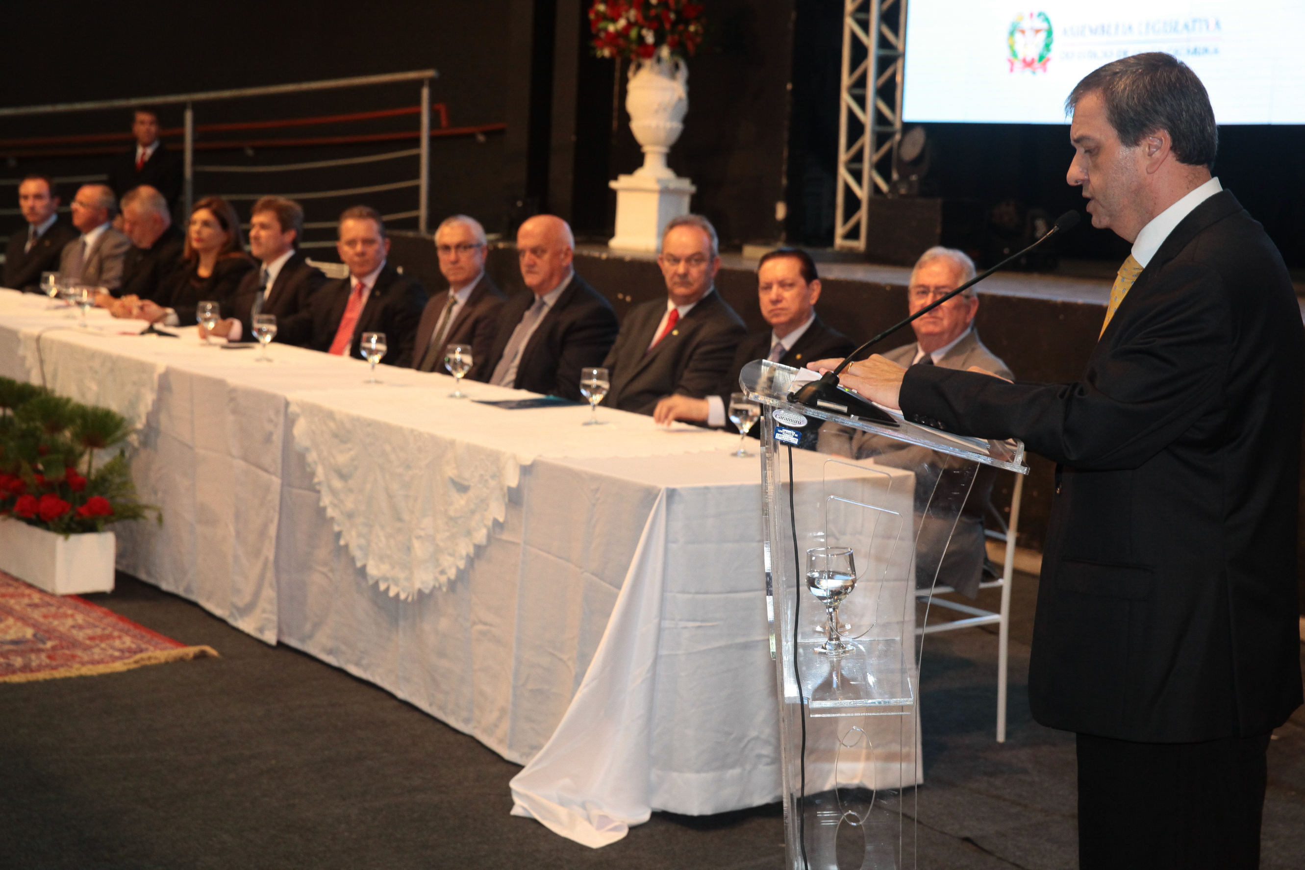 Sessão Solene em homenagem aos 50 anos da UNISUL. Foto: Miriam Zomer/Agência AL