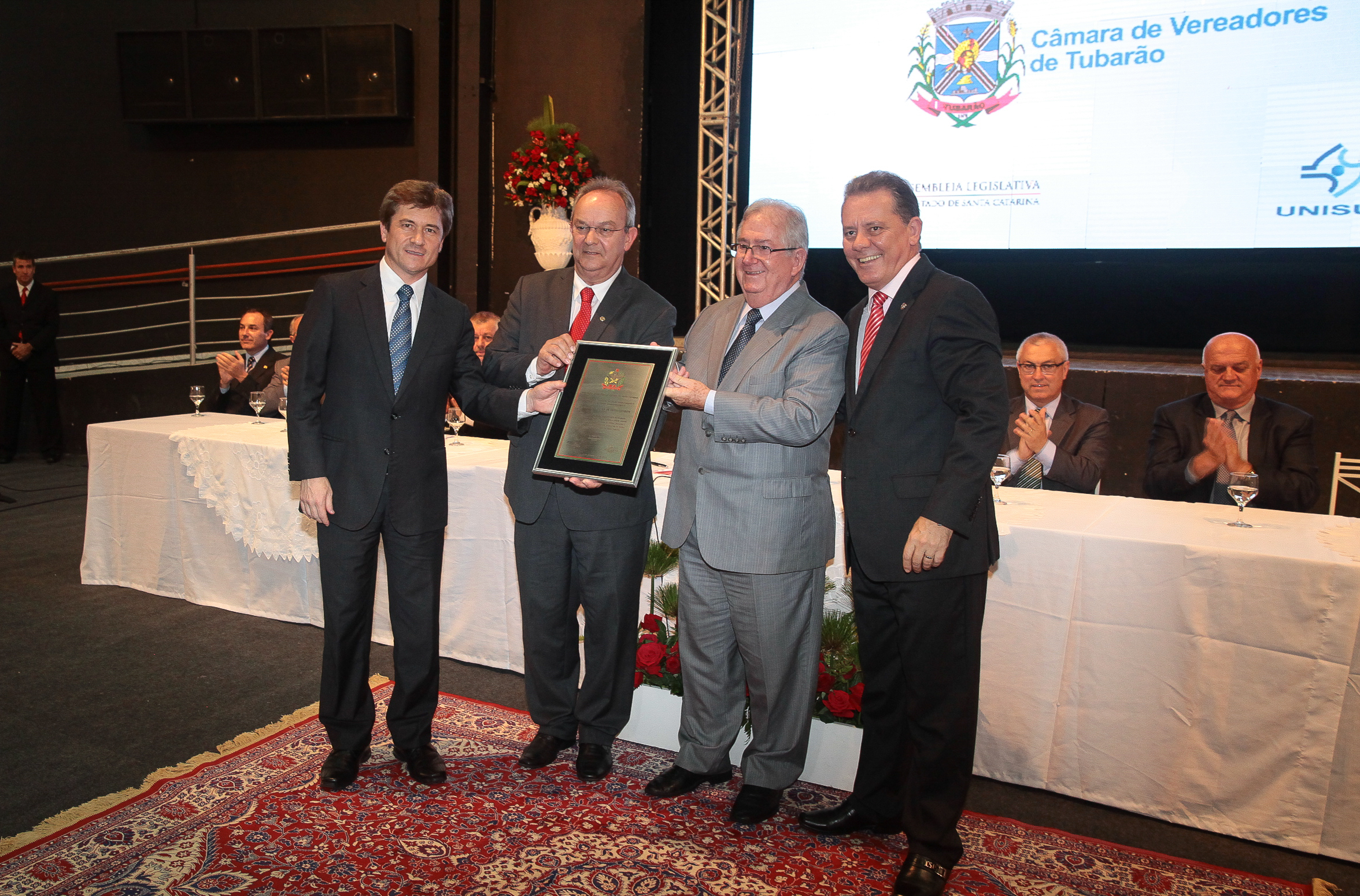 Sessão Solene em homenagem aos 50 anos da UNISUL. Foto: Miriam Zomer/Agência AL