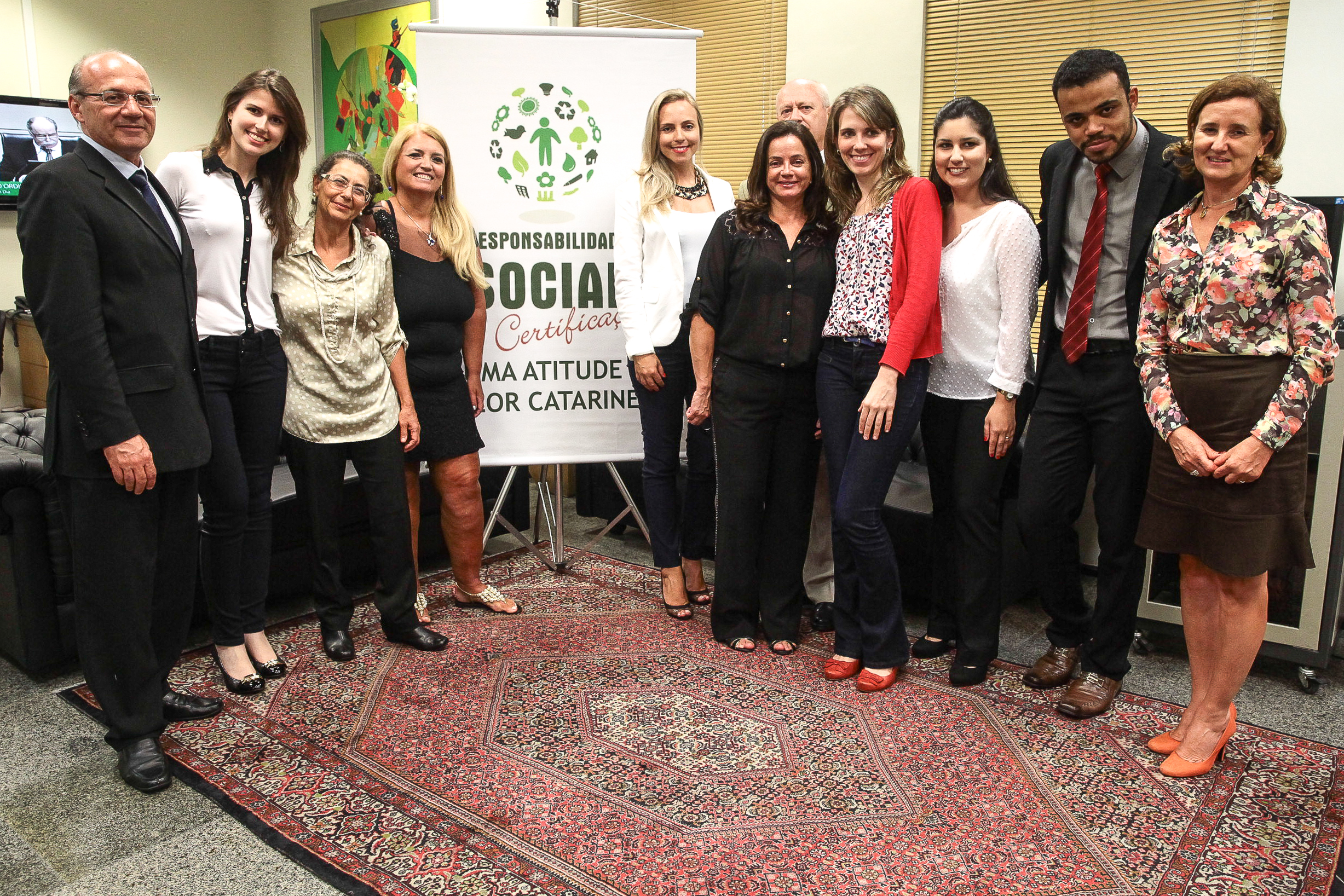 Divulgação das Empresas que receberão o Certificado de Responsabilidade Social. Foto: Miriam Zomer/Agência AL
