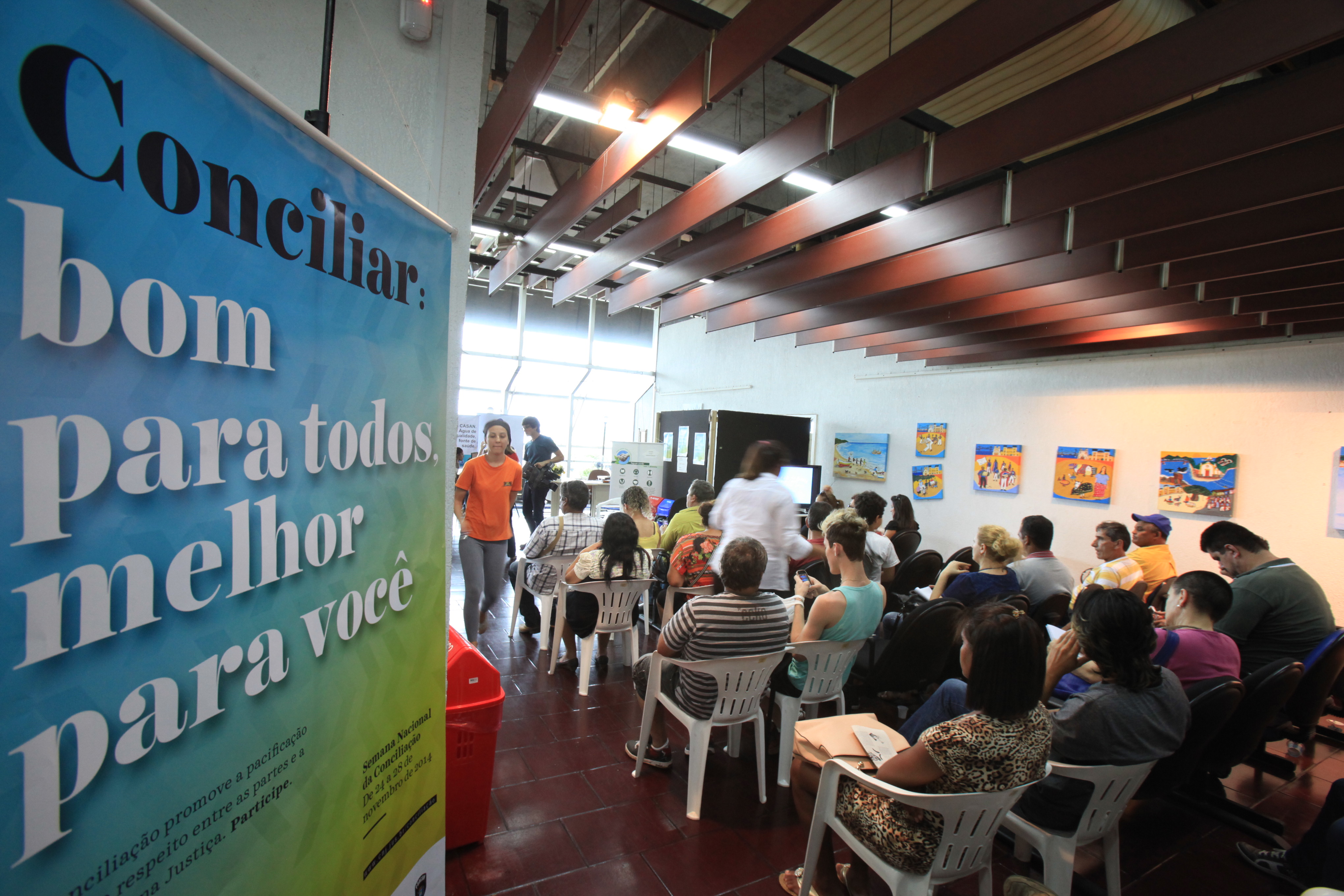 Mutirão de Conciliação    Foto Carlos Kilian/Agência AL