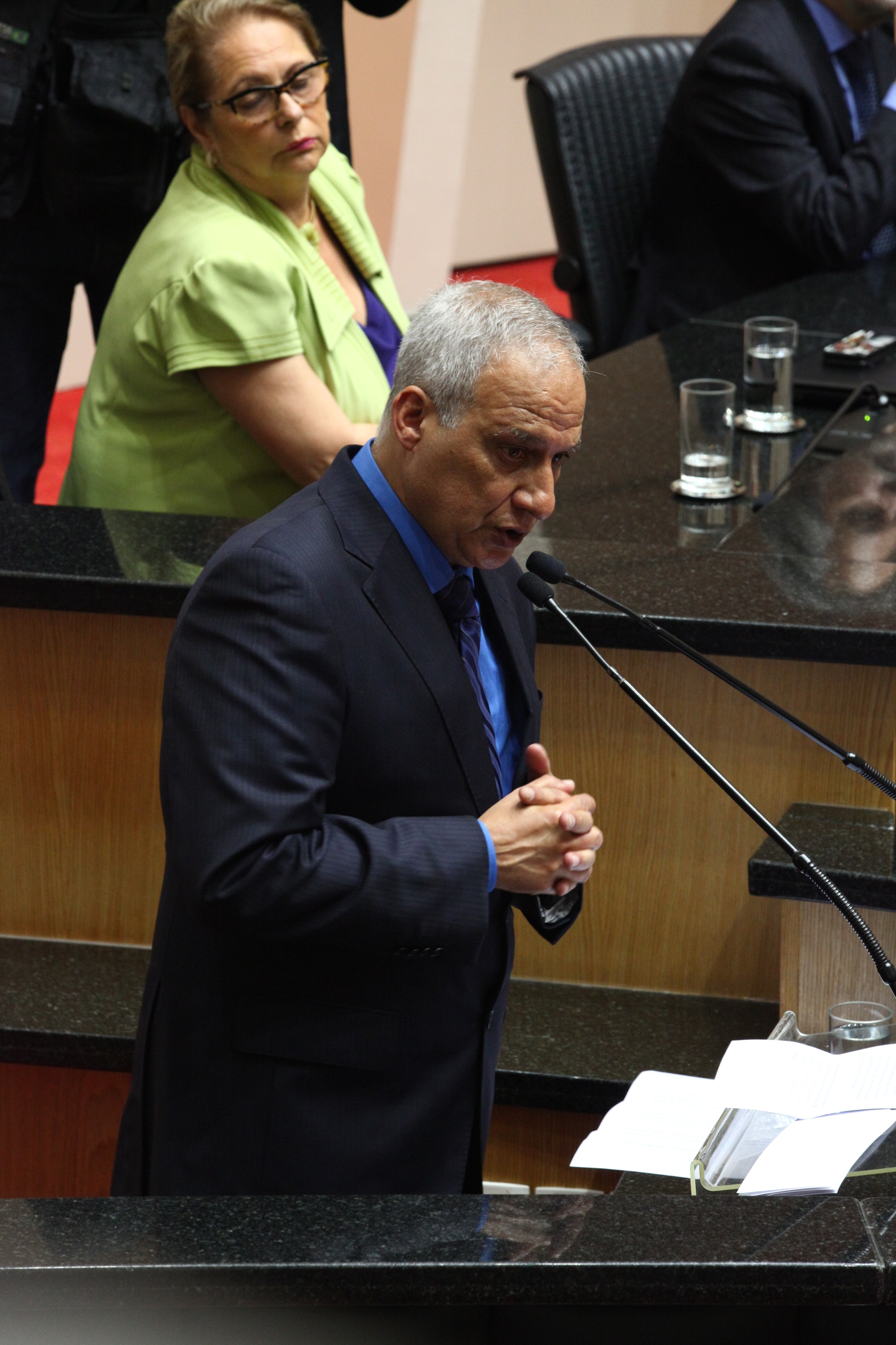 Sessão Solene - Concessão de Título de Cidadão Catarinense ao Senho Derly Massaud da Anunciação